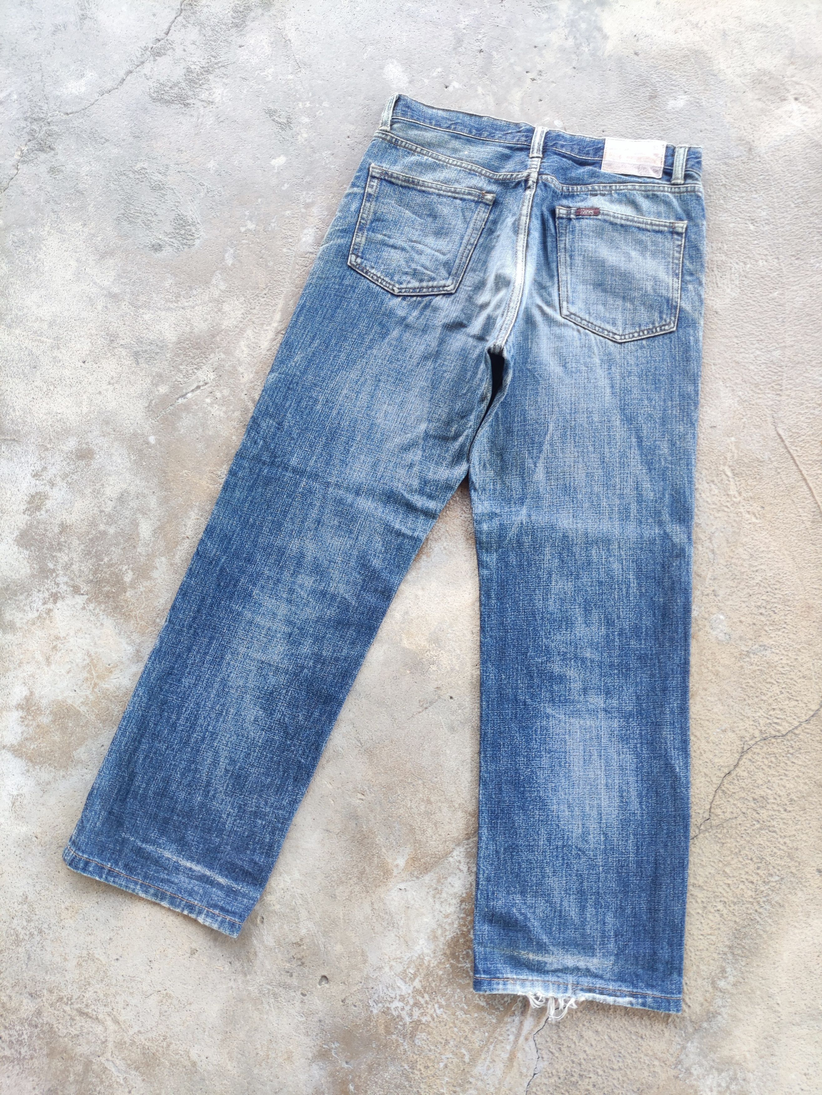 Hanes × Jean Vintage Hanes Jeans Distressed Faded Denim Pants W31 Size US 31 - 7 Thumbnail