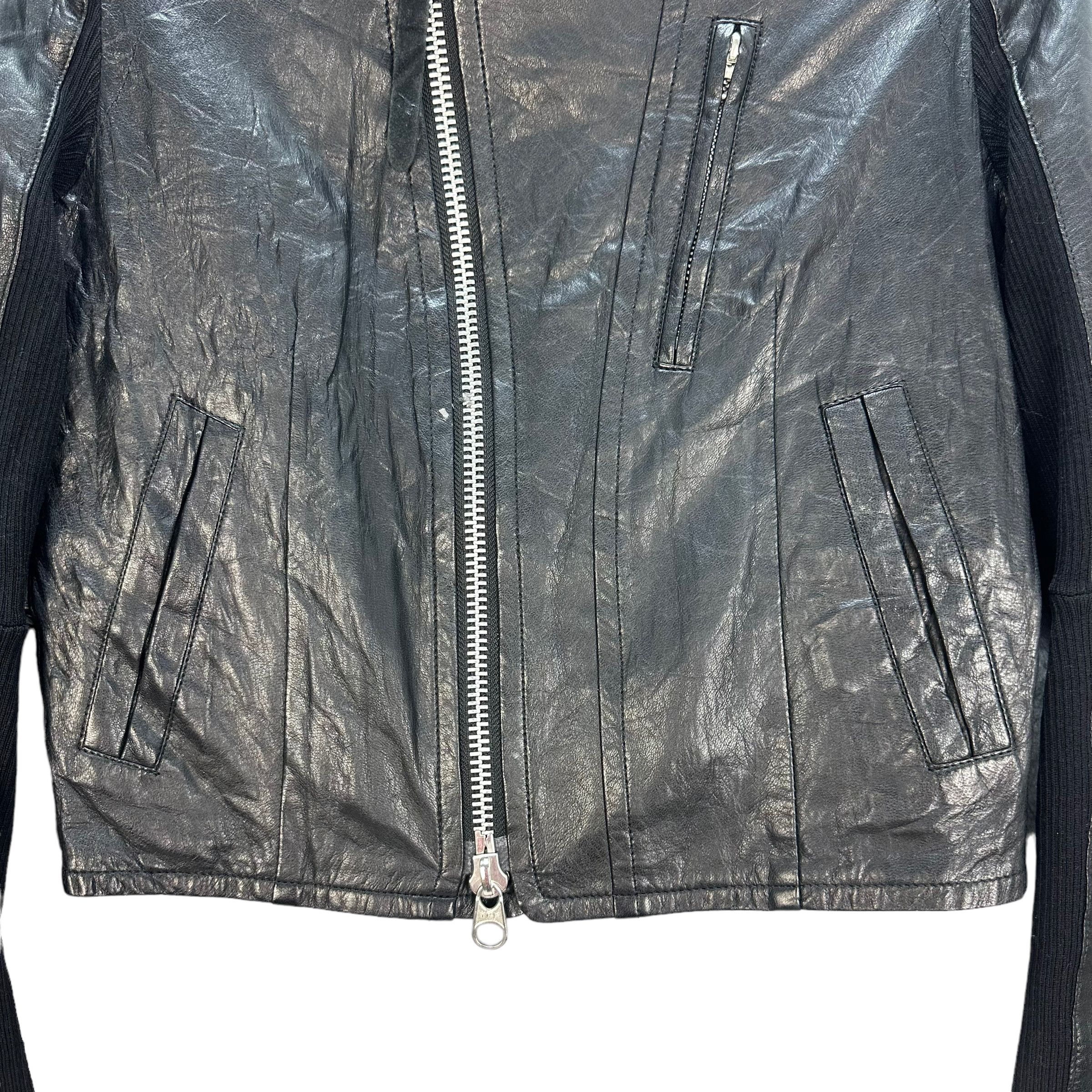 Eternal ETERNAL RISE DERLEATHER HYBRID CROPPED JACKET #7859-185 Size XS / US 0-2 / IT 36-38 - 3 Thumbnail