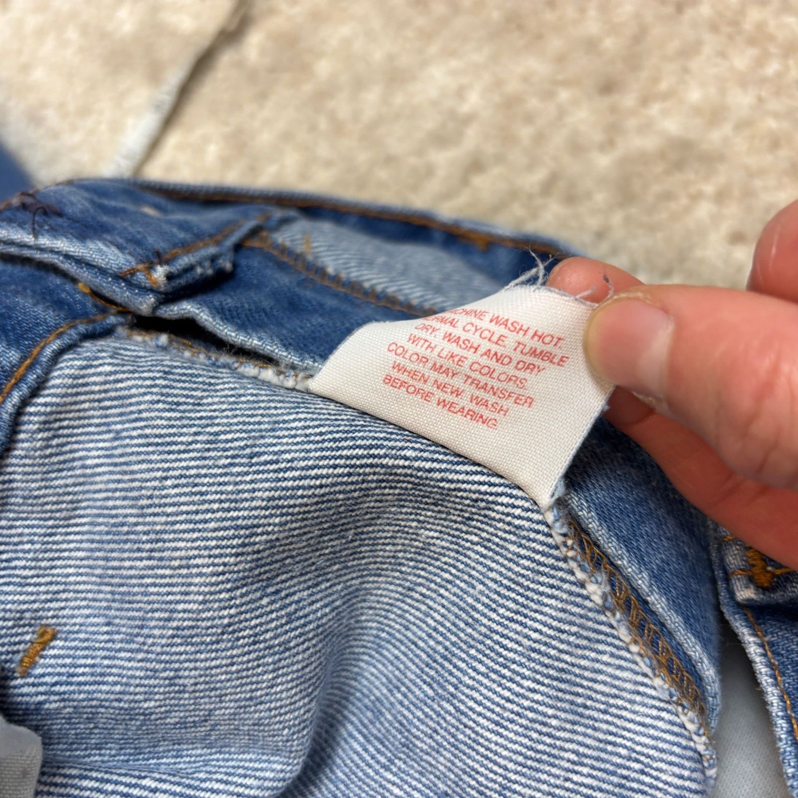 Levi's Vintage 90s Levi's 505 Orange Tab Jeans Men's 38x30 (36x30) Size US 38 / EU 54 - 11 Thumbnail