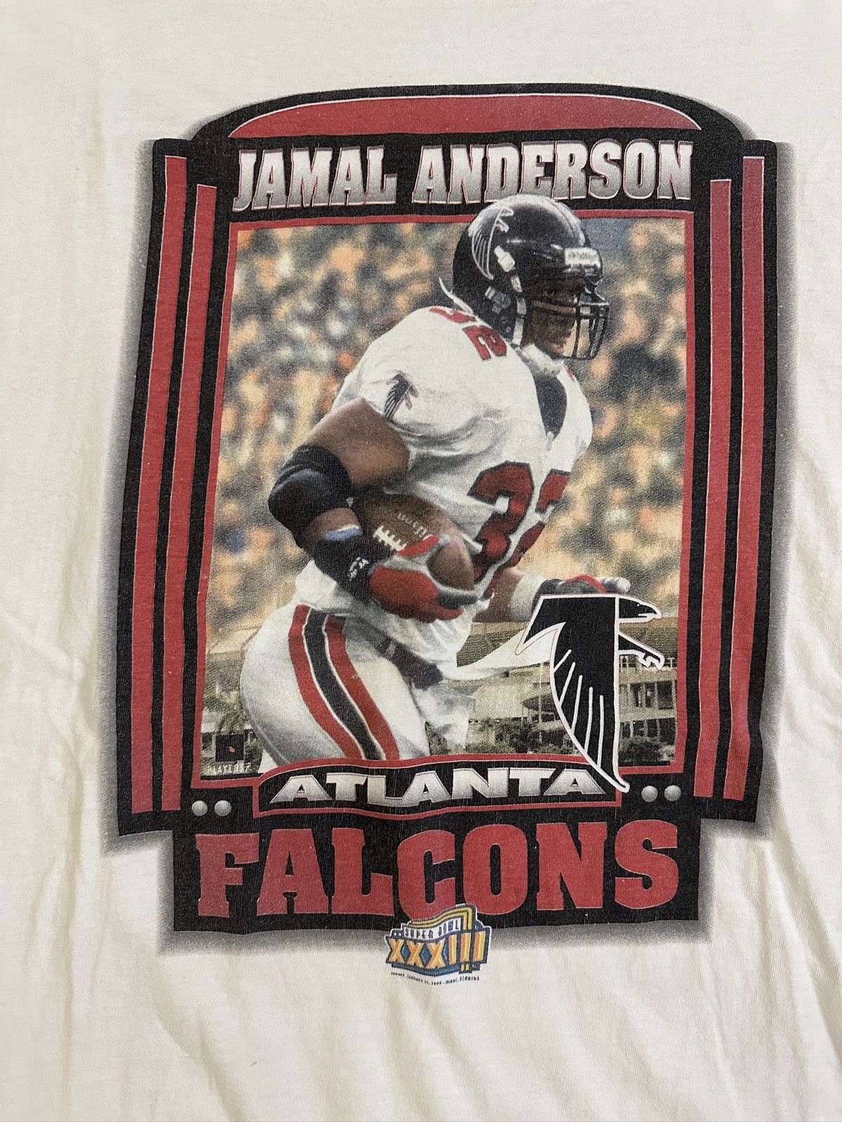 Starter VTG Starter 1999 Jamal Anderson Atlanta Falcons Tee Size US XXL / EU 58 / 5 - 2 Thumbnail