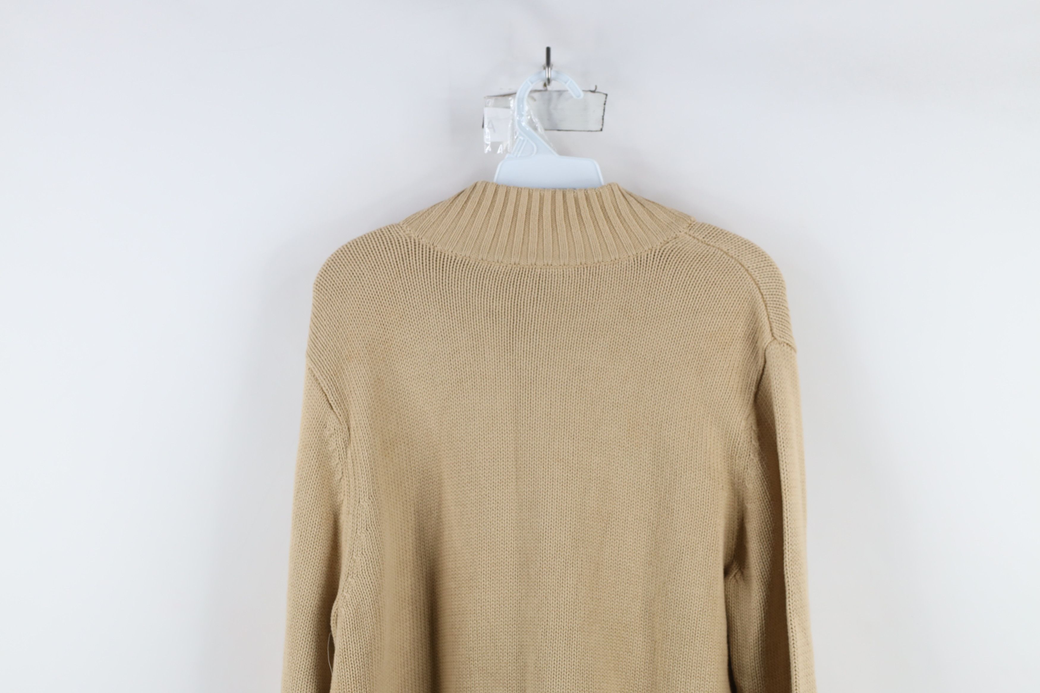 Ralph Lauren × Vintage Vintage 90s Ralph Lauren Cotton Ribbed Knit Full Zip Sweater Size L / US 10 / IT 46 - 15 Thumbnail