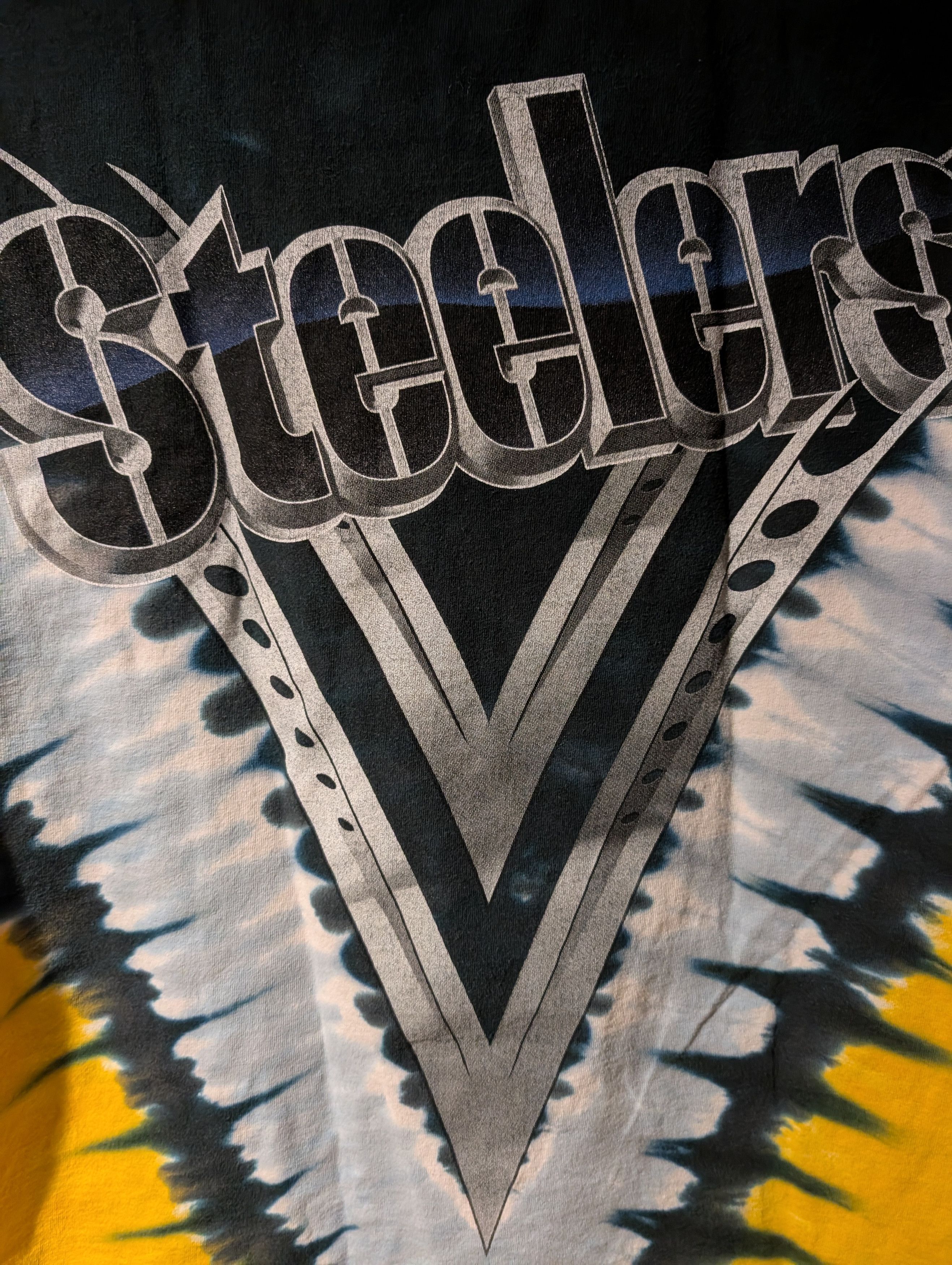 NFL Pittsburgh Steelers Vintage Tie-Dye AOP T-Shirt Liquid Blue Size US M / EU 48-50 / 2 - 5 Thumbnail