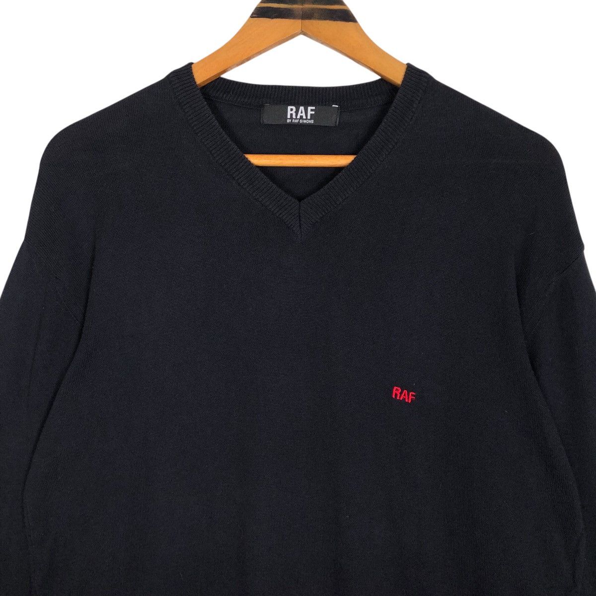 Raf by Raf Simons Raf By Raf Simons V-Neck Jumper Sweatshirt Size US M / EU 48-50 / 2 - 3 Thumbnail