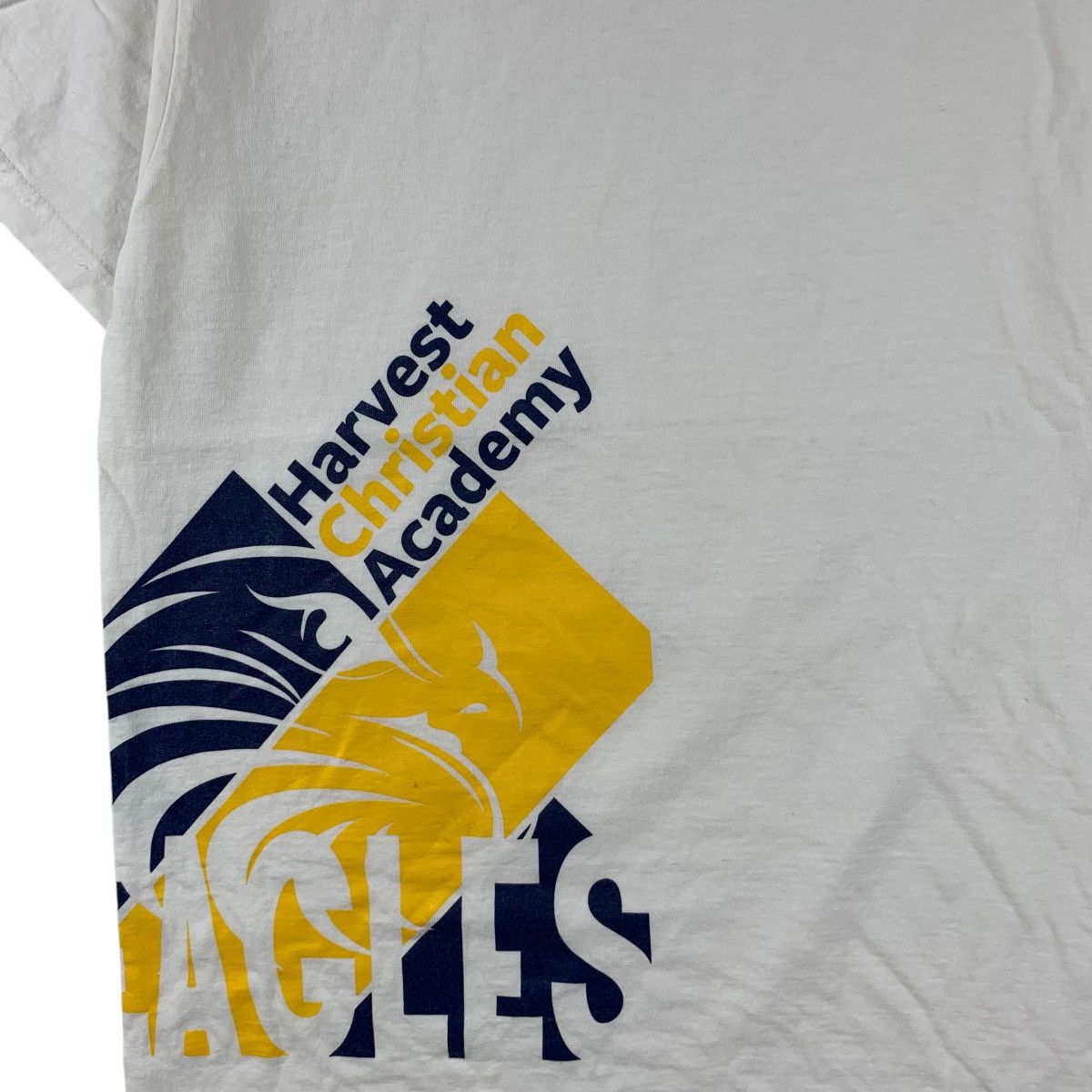 Vintage HARVEST CHRISTIAN ACADEMY Eagles Collegiate Tee Shirt Top Size XS / US 0-2 / IT 36-38 - 4 Thumbnail