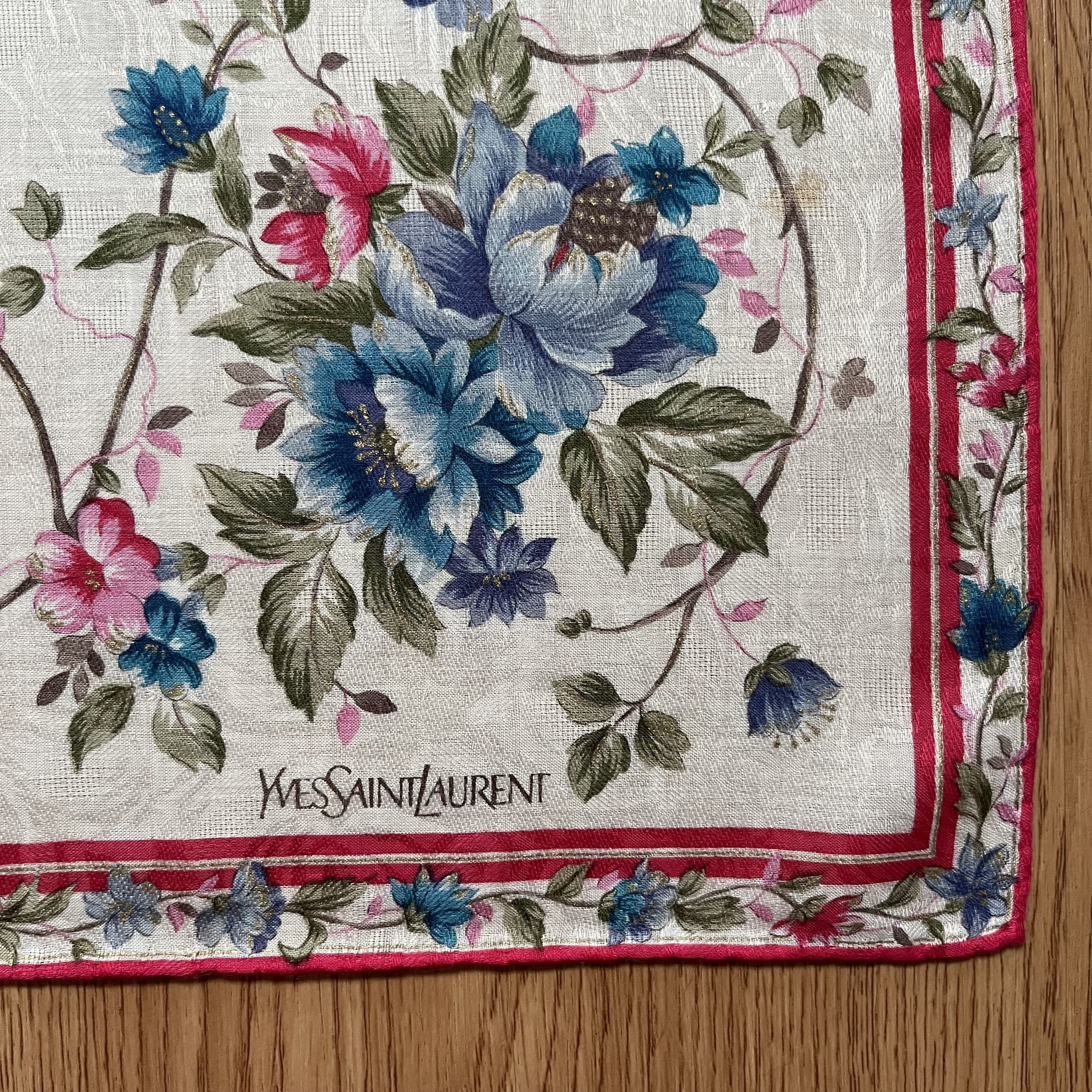 Yves Saint Laurent Vintage Yves Saint Laurent Handkerchief Size ONE SIZE - 2 Thumbnail