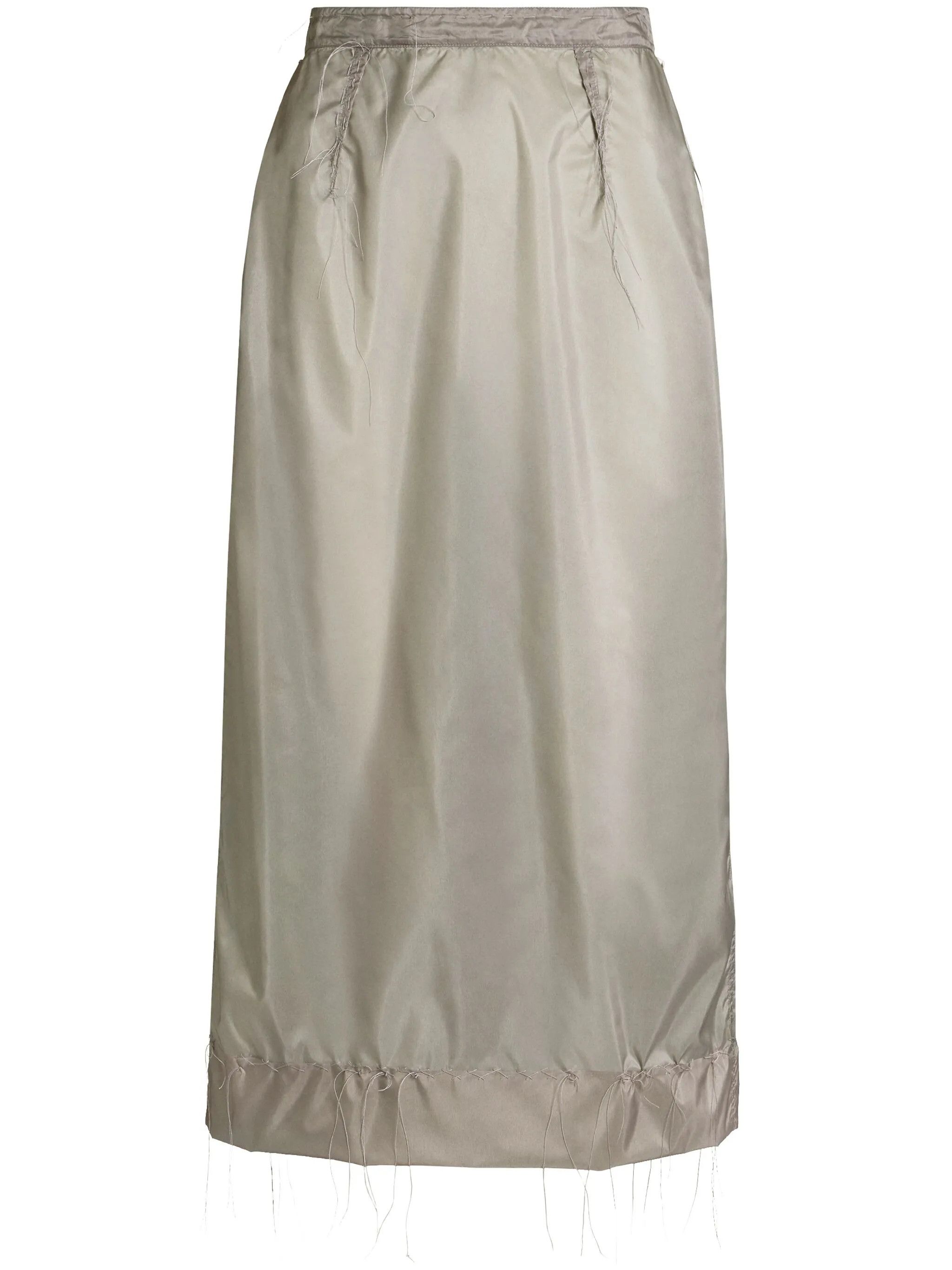 Maison Margiela o1w1db11225 Inside Out Four-stitch Skirt in Charcoal Grey Size 27" / US 4 / IT 40 - 1 Thumbnail
