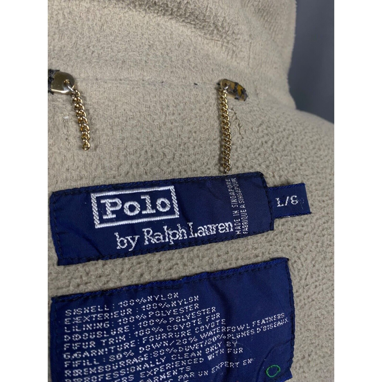 Polo Ralph Lauren Polo Ralph Lauren VTG Men's Blue Nylon Winter Insulated N-3B Size US L / EU 52-54 / 3 - 9 Thumbnail