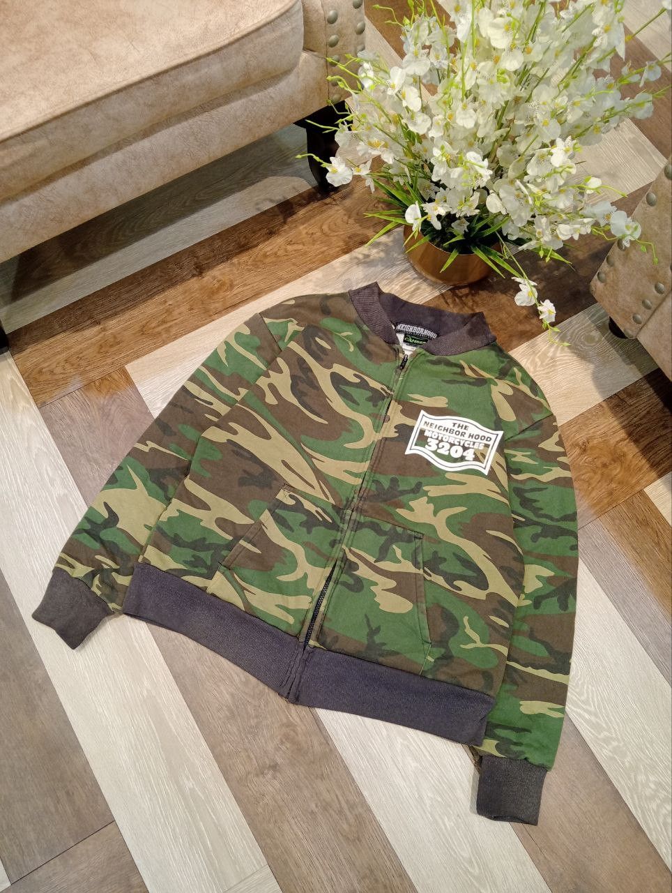 Neighborhood NEIGHBORHOOD X CAMBER MOTORCYCLE VINTAGE 90S CAMO JACKET Size US M / EU 48-50 / 2 - 4 Thumbnail