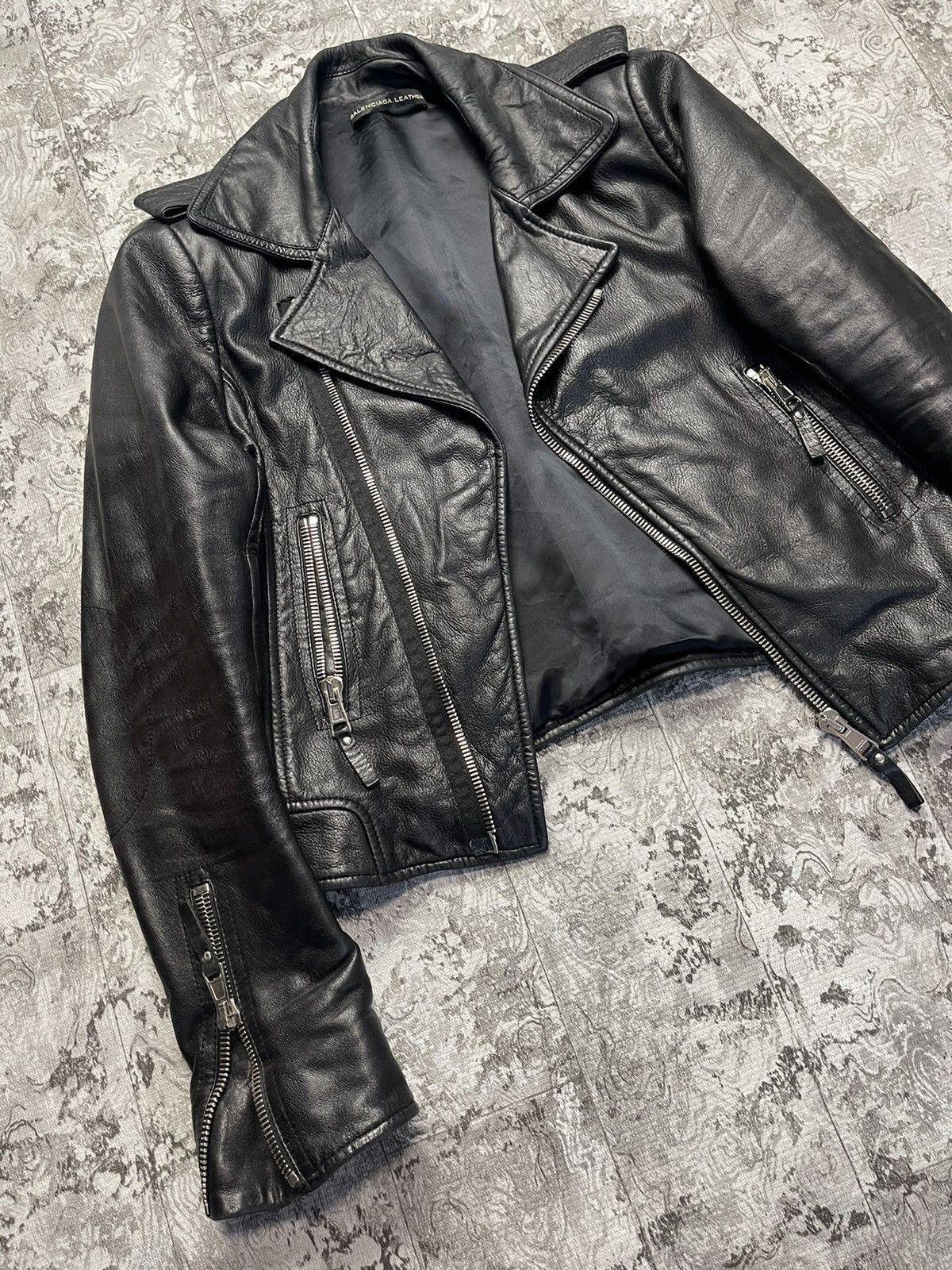 Balenciaga Balenciaga Motorcycle Leather Jacket Size 44 Woman Size M / US 6-8 / IT 42-44 - 3 Thumbnail