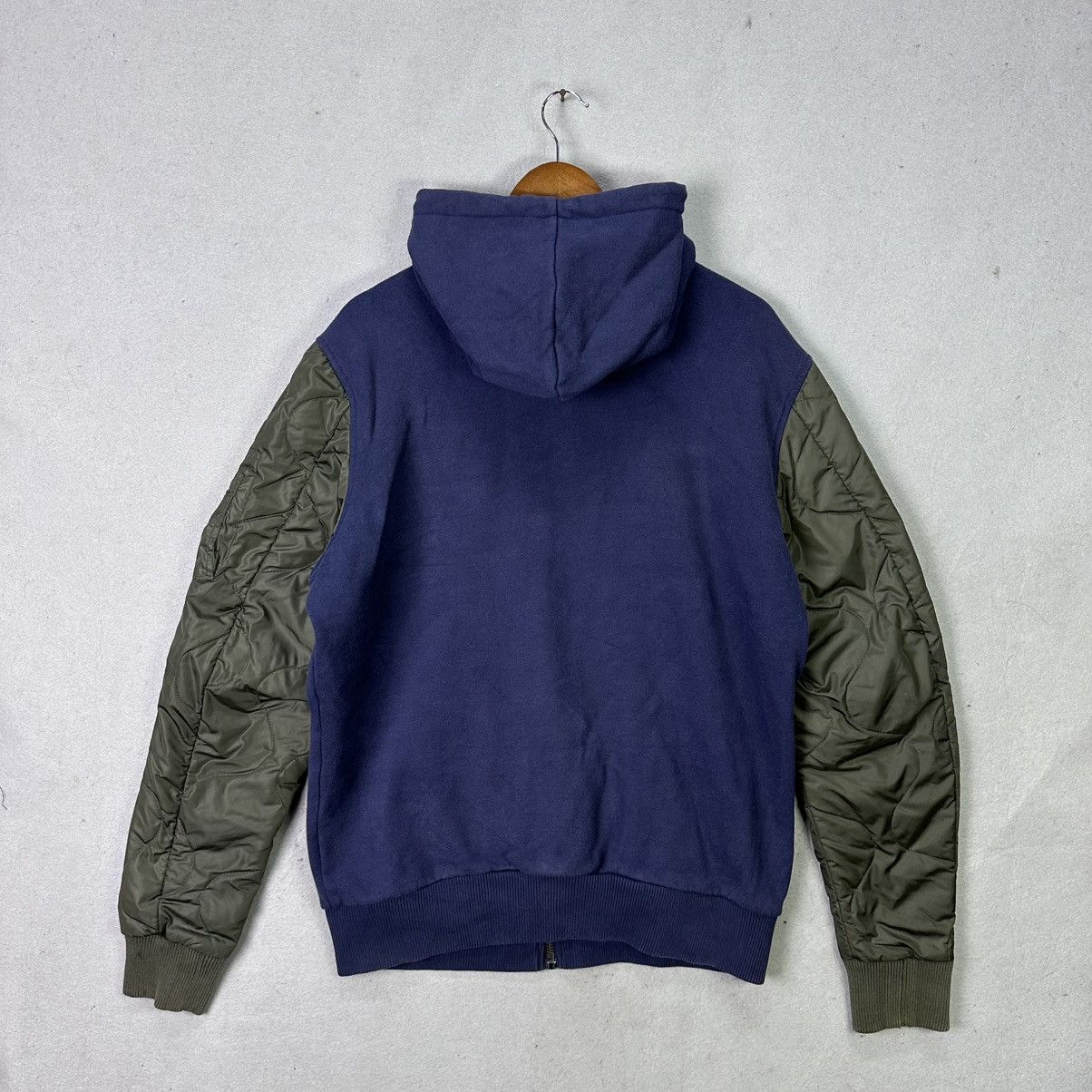 Diesel Zip Hoodie Jacket Navy Olive