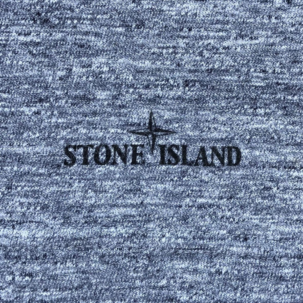 Stone Island Men’s V Neck Grey T shirt