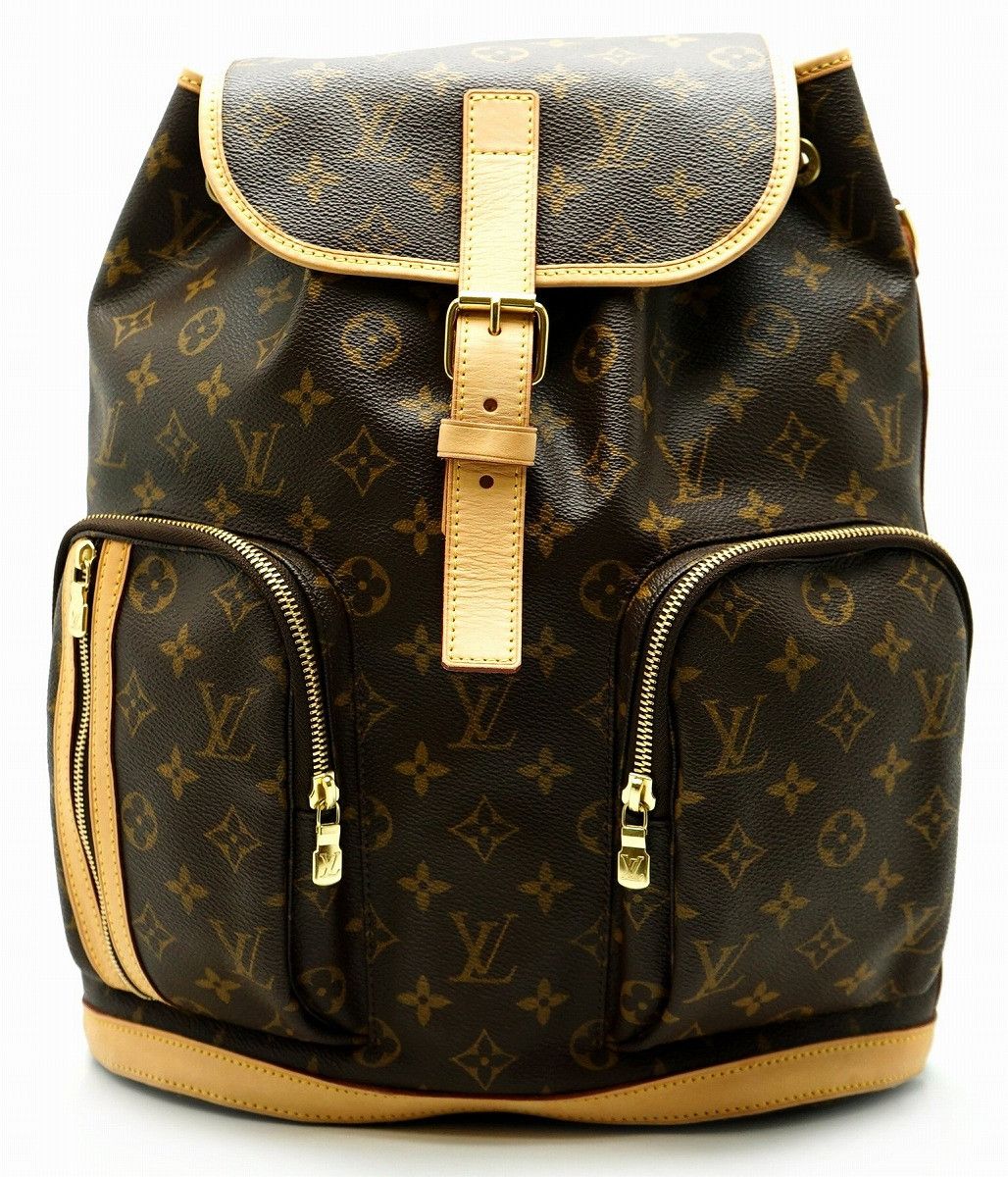 image of Louis Vuitton Sac Ad Bosfall Rucksack Backpack in Black, Women's