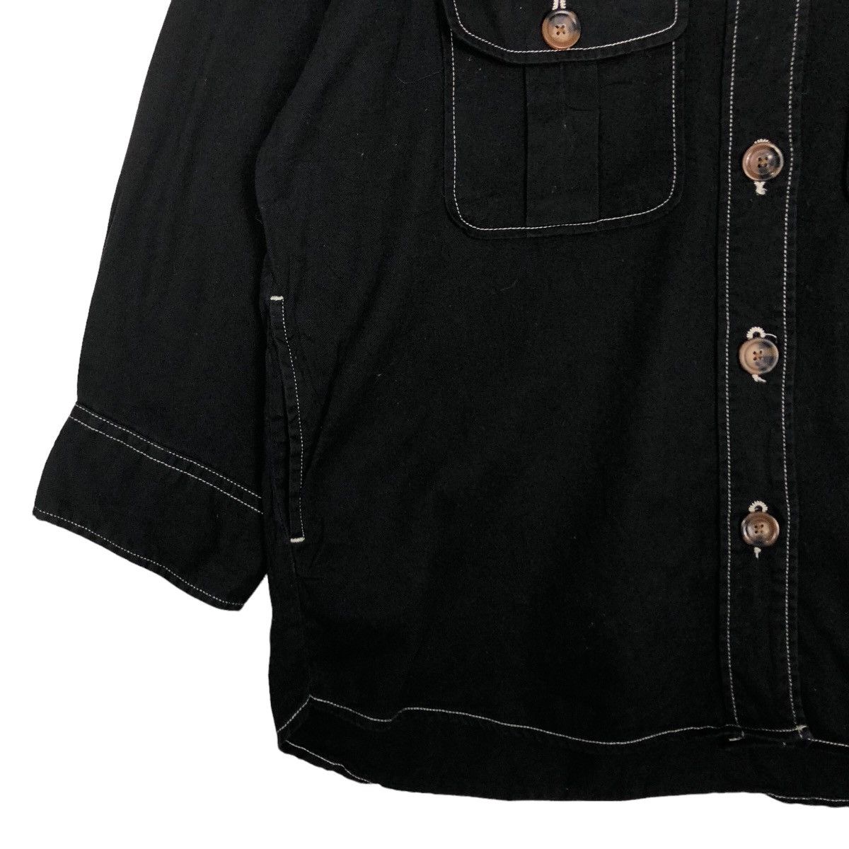 Japanese Brand 🔥Vtg Chore Jacket Wego Standard Black Issey Miyake Design Size US L / EU 52-54 / 3 - 4 Thumbnail