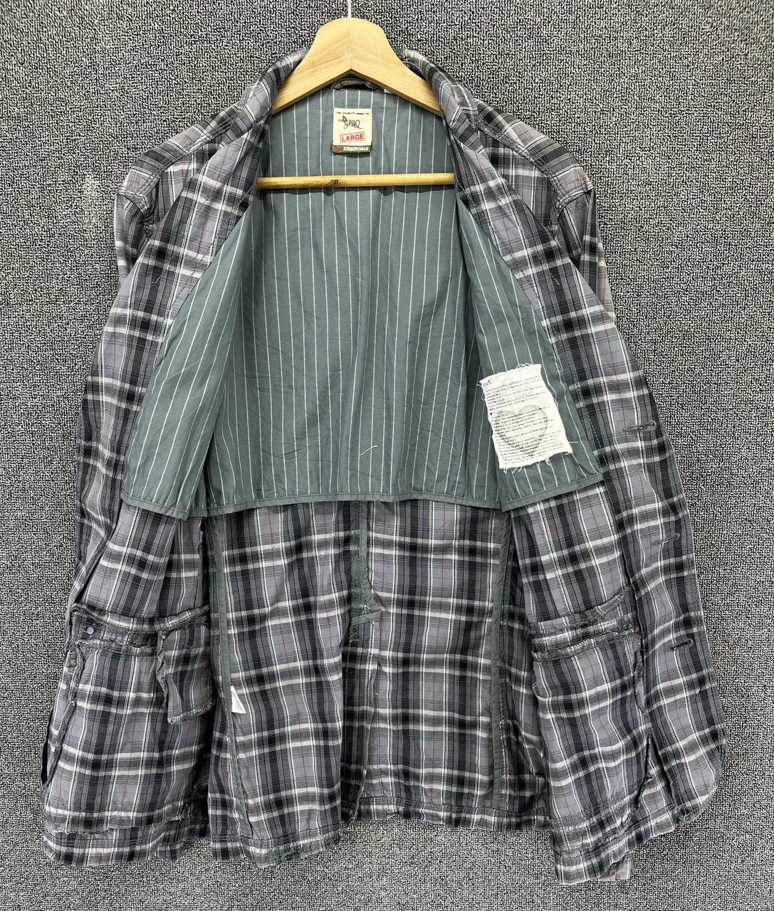 Japanese Brand Vintage Triple Five Soul Essentials Shadow Plaid Rare Jacket Size L / US 10 / IT 46 - 7 Thumbnail