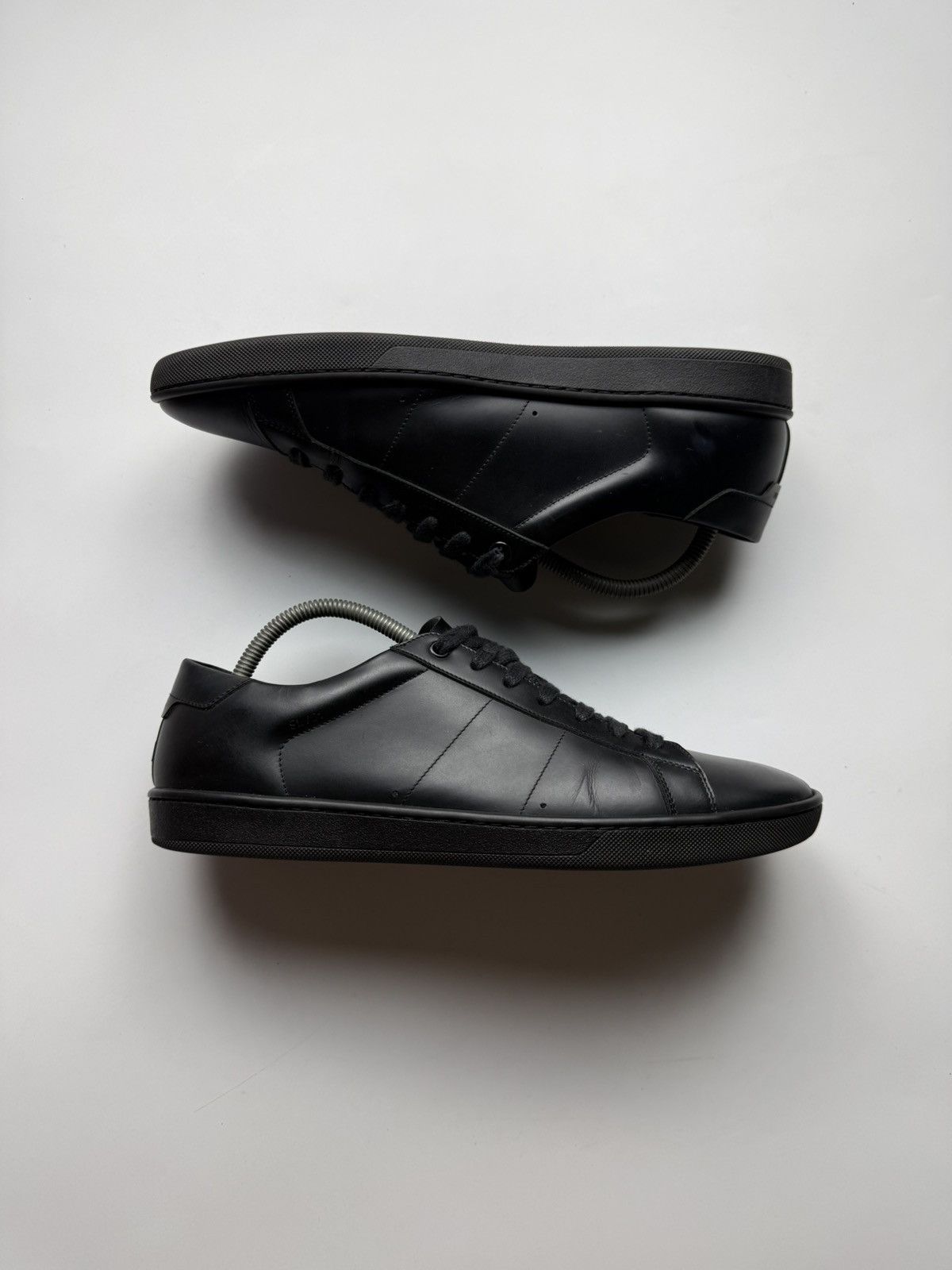 Saint Laurent Paris Saint Laurent Paris SL01 Triple Black Sneakers Size US 10 / EU 43 - 1 Thumbnail
