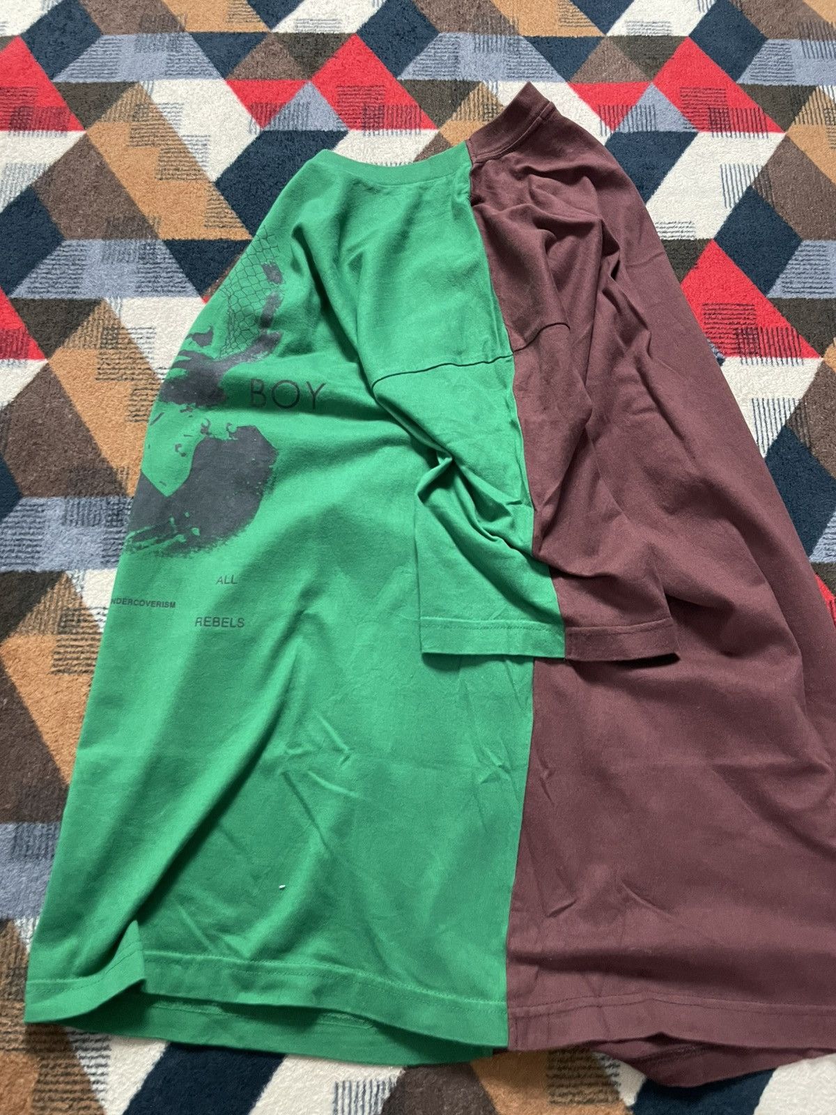Undercover Undercover Neoboy Two Tone Shirt Size US XL / EU 56 / 4 - 8 Thumbnail