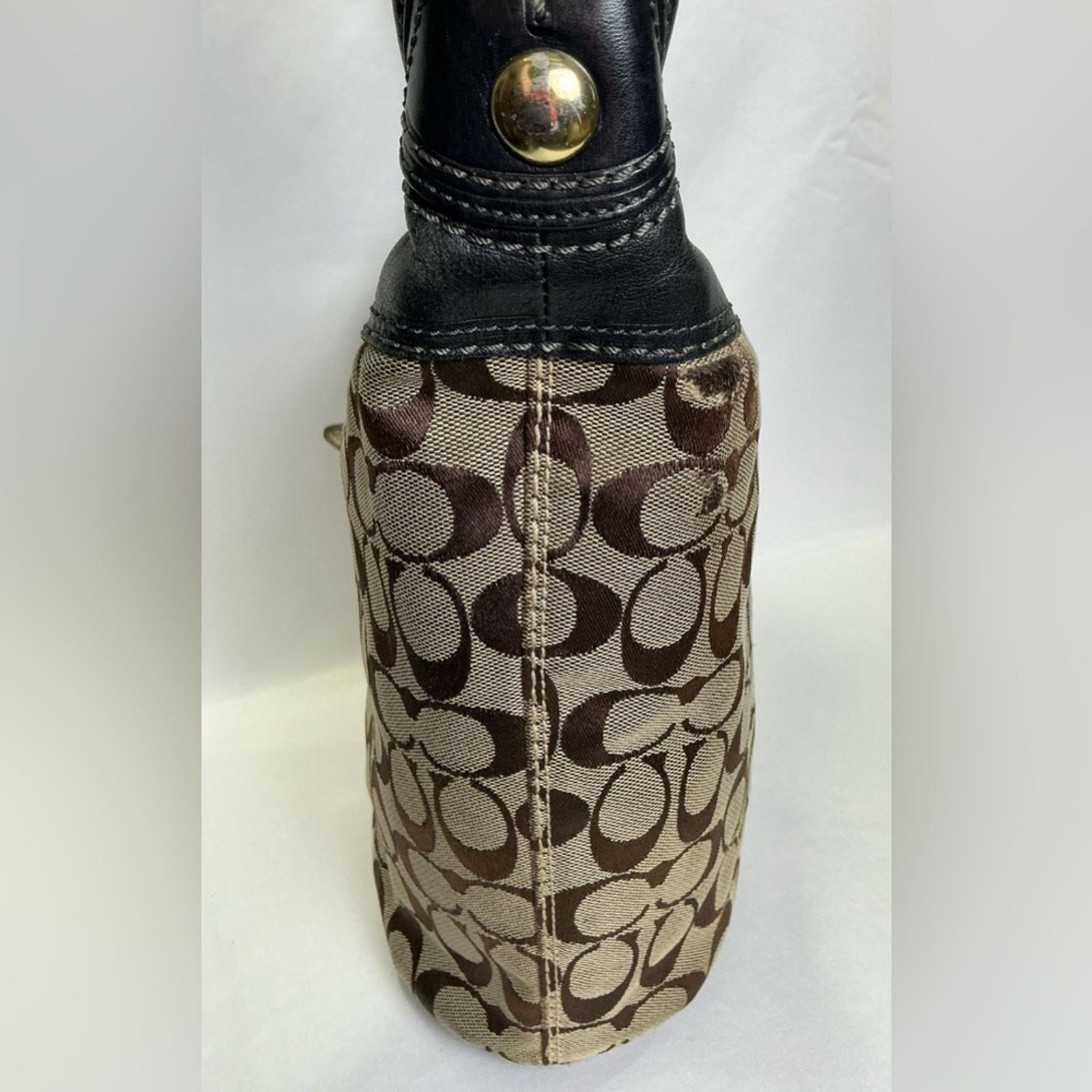 Coach Vintage Coach Bleeker Khaki Tan Bag Hobo Convertible Strap Size ONE SIZE - 9 Thumbnail
