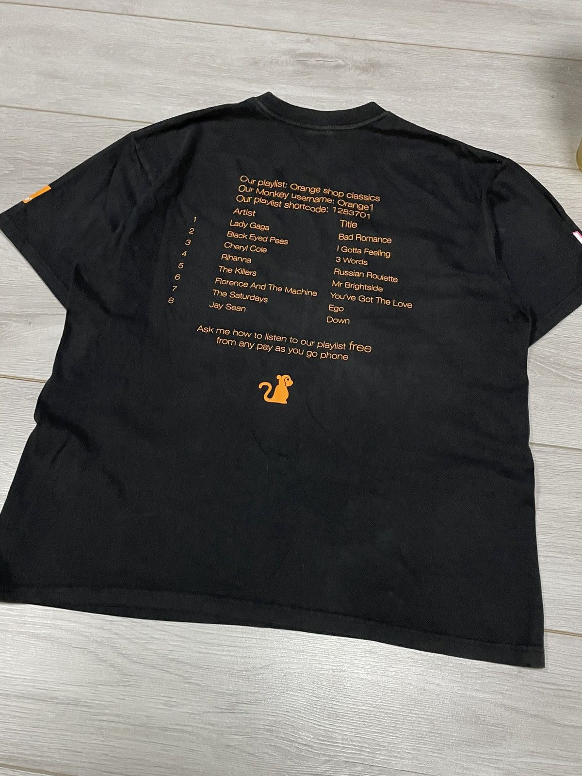 Jerzees Lady Gaga Jerzees face orange playlist tour tee t-shirt Size US M / EU 48-50 / 2 - 6 Thumbnail
