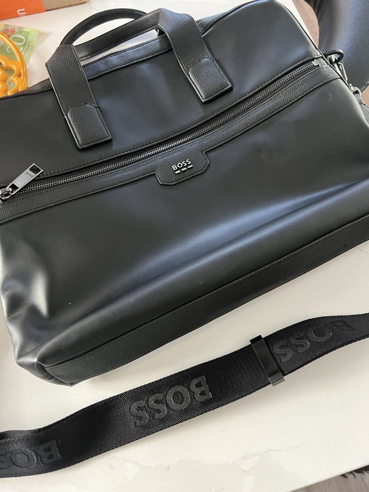 Hugo Boss BOSS Black Logo Hardware Briefcase Size ONE SIZE - 1 Thumbnail