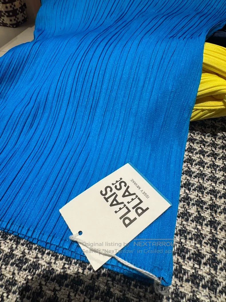 Issey Miyake Issey Miyake Blue Short Sleeve T-shirt Size L / US 10 / IT 46 - 3 Thumbnail