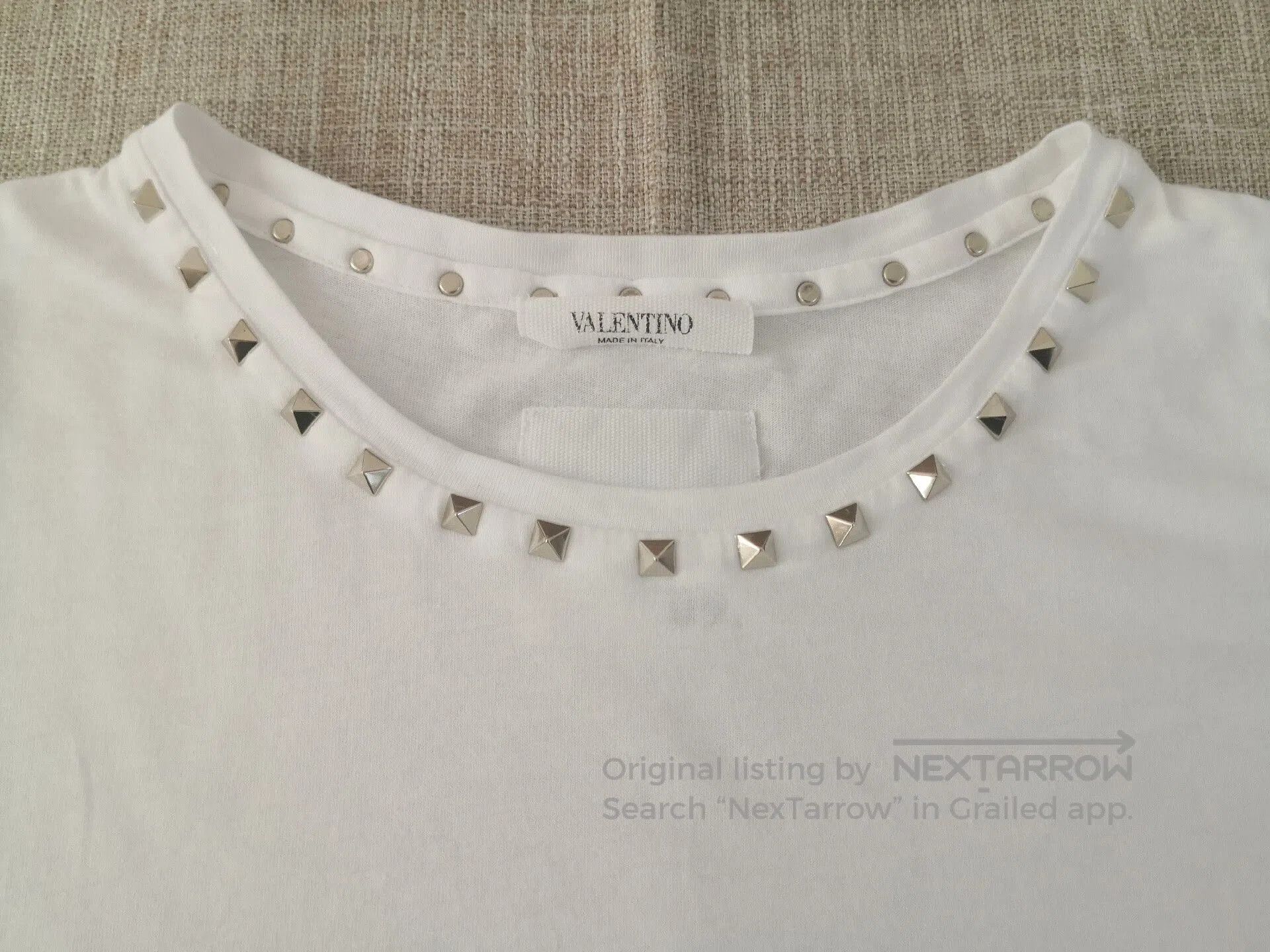 Valentino Valentino Studded Short-Sleeve T-Shirt. Size US M / EU 48-50 / 2 - 2 Thumbnail