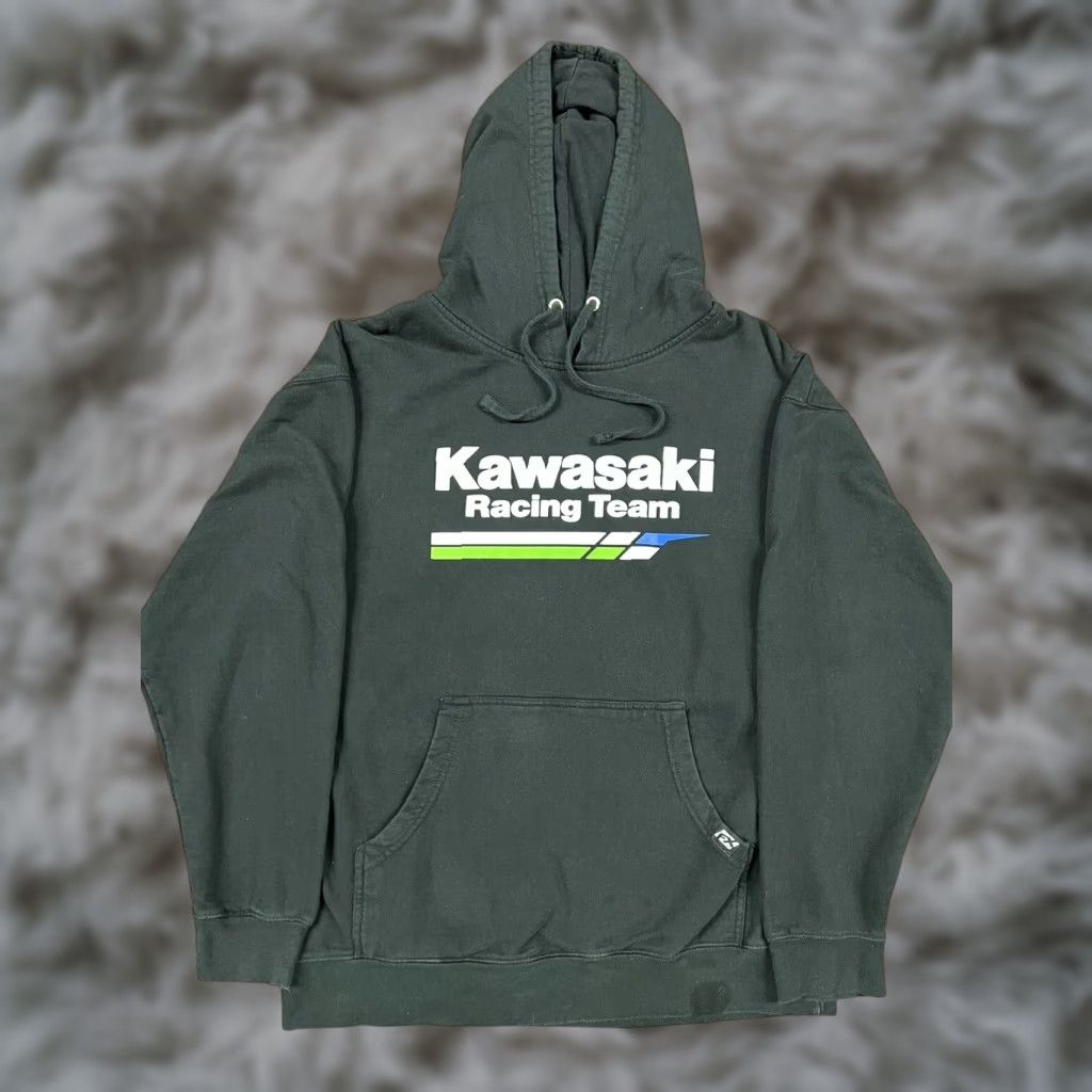 Vintage Vintage Kawasaki Japan Team Racing Zip Hoodie Moto | Grailed