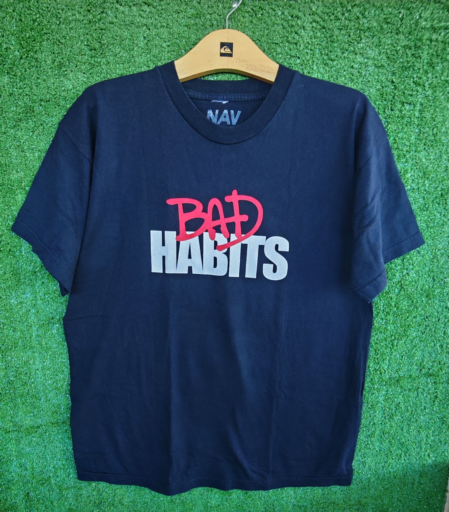NAV × Vlone Nav x vlone "Bad Habits" tee Size US XL / EU 56 / 4 - 1 Thumbnail