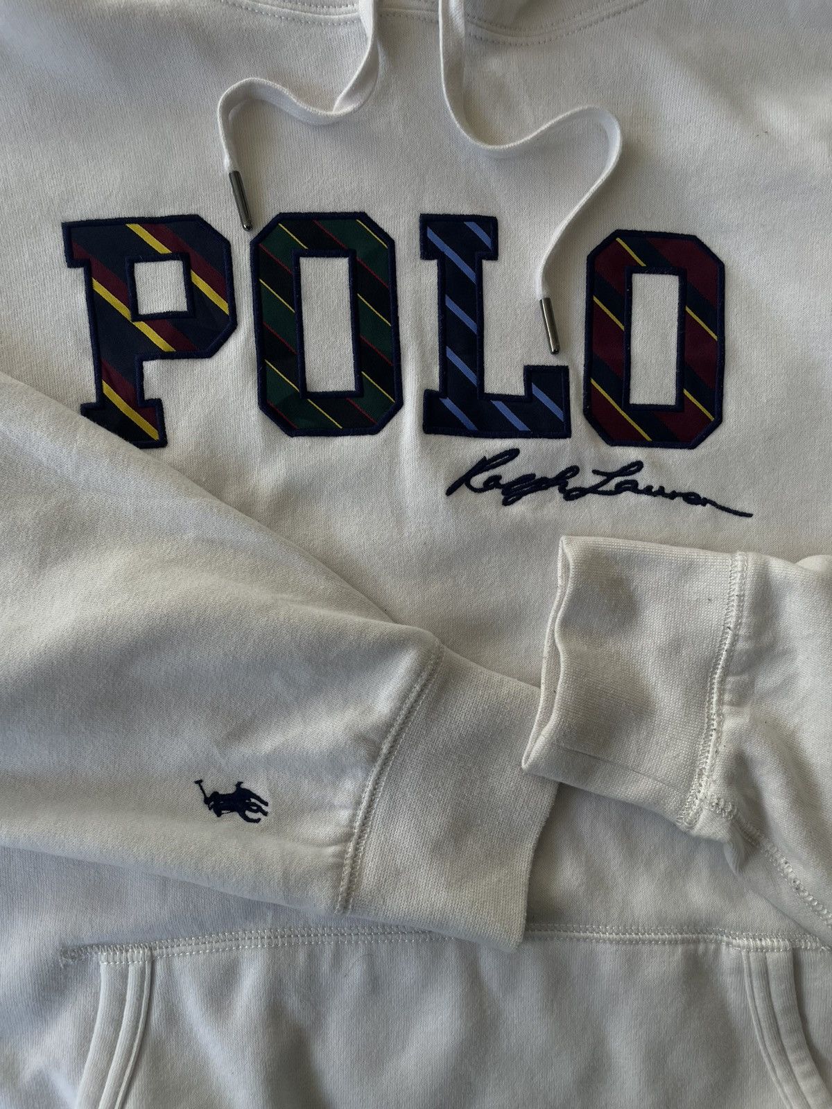 Polo Ralph Lauren Polo Ralph lauren hoodie mens white long sleeve Size US M / EU 48-50 / 2 - 3 Thumbnail