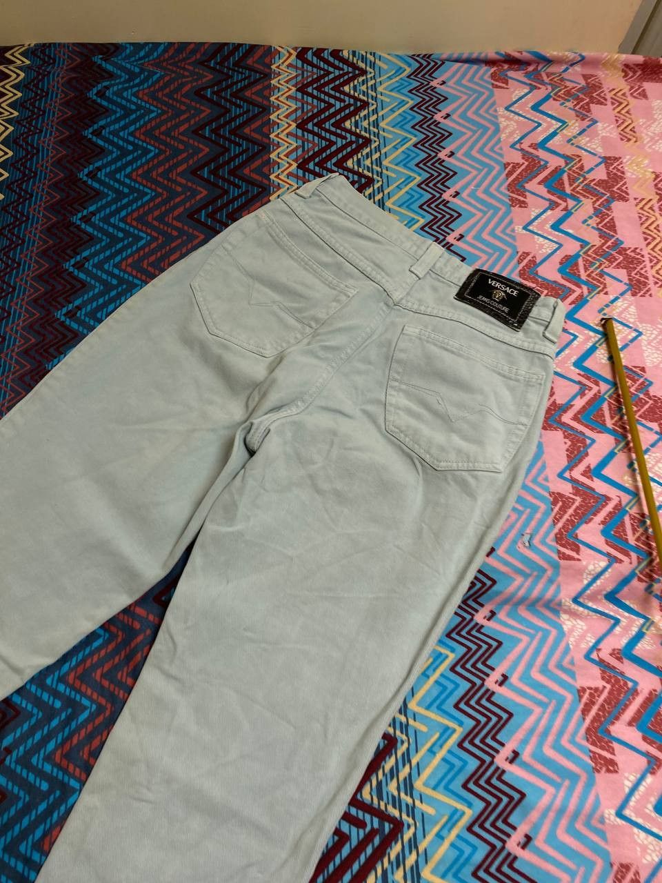 Versace × Versace Jeans Couture × Vintage Versace Jeans Couture Vintage Y2k Denim Pants womens Size 29" - 22 Thumbnail
