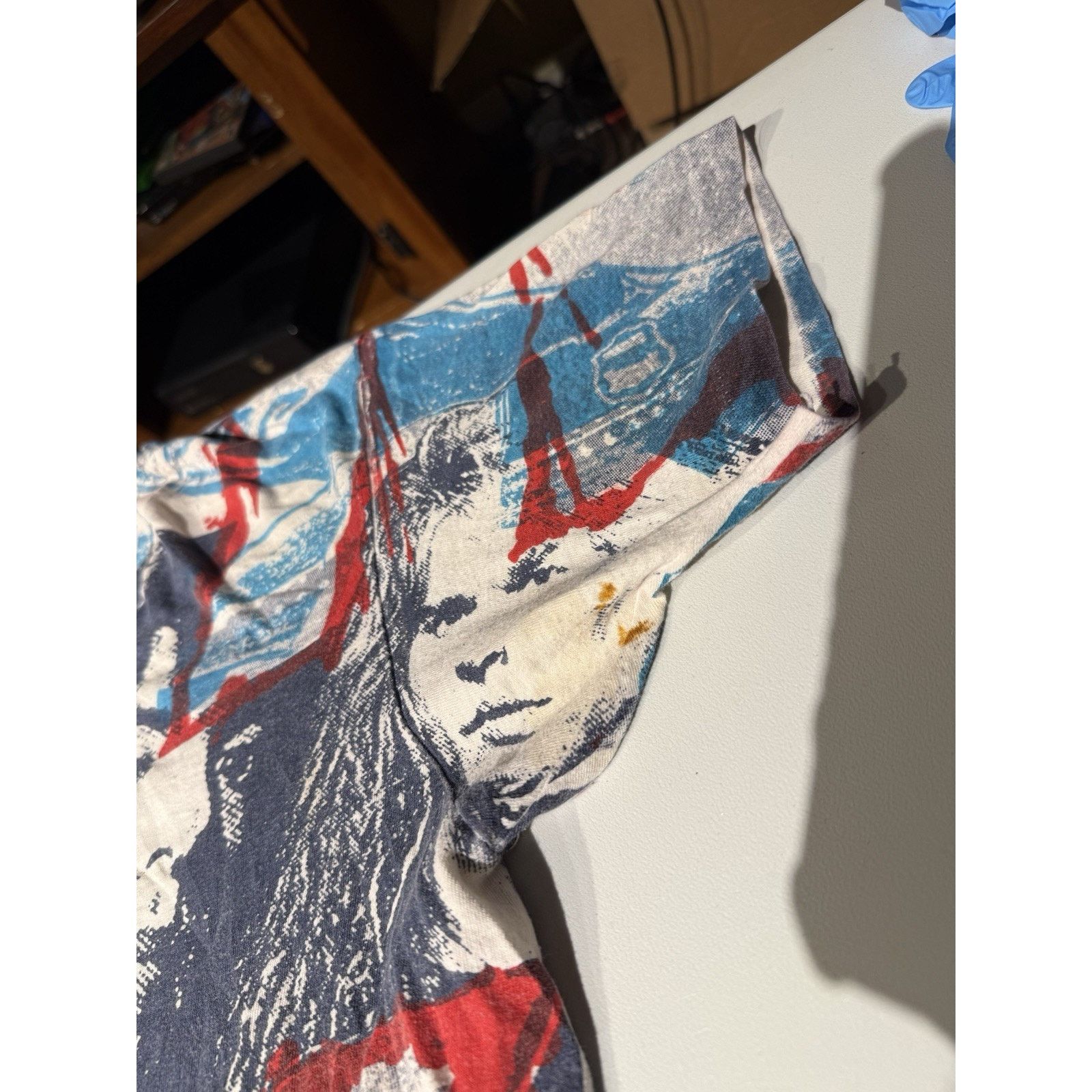 Band Tees × Hanes × Vintage Vintage Kiss Alive Worldwide All Over Print Shirt 80s Size US M / EU 48-50 / 2 - 4 Thumbnail