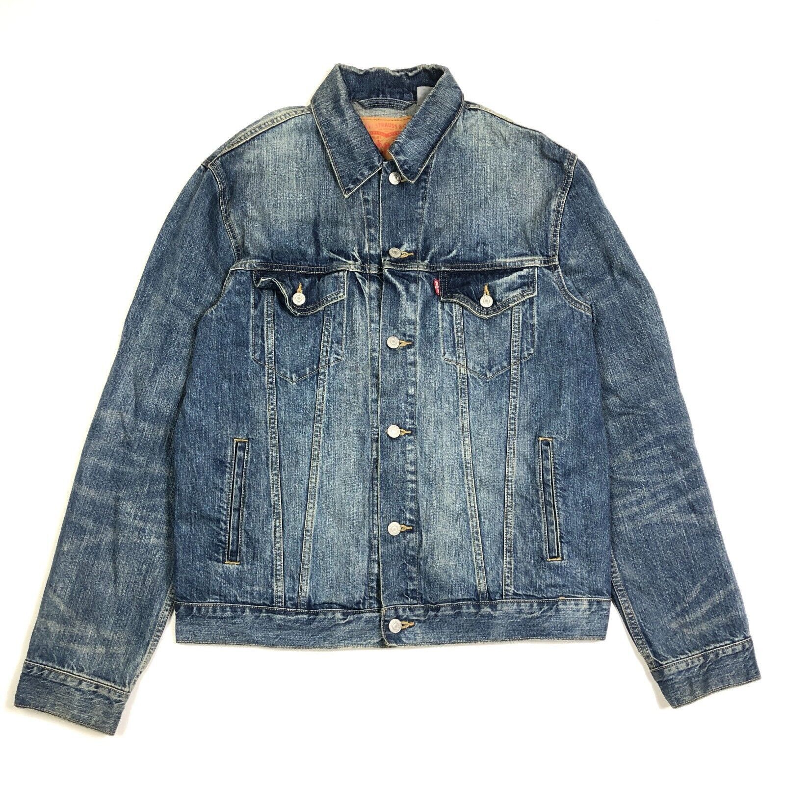 Levi's Levi's Medium Wash Denim Trucker Jacket Size Large L Casual Size US L / EU 52-54 / 3 - 1 Thumbnail