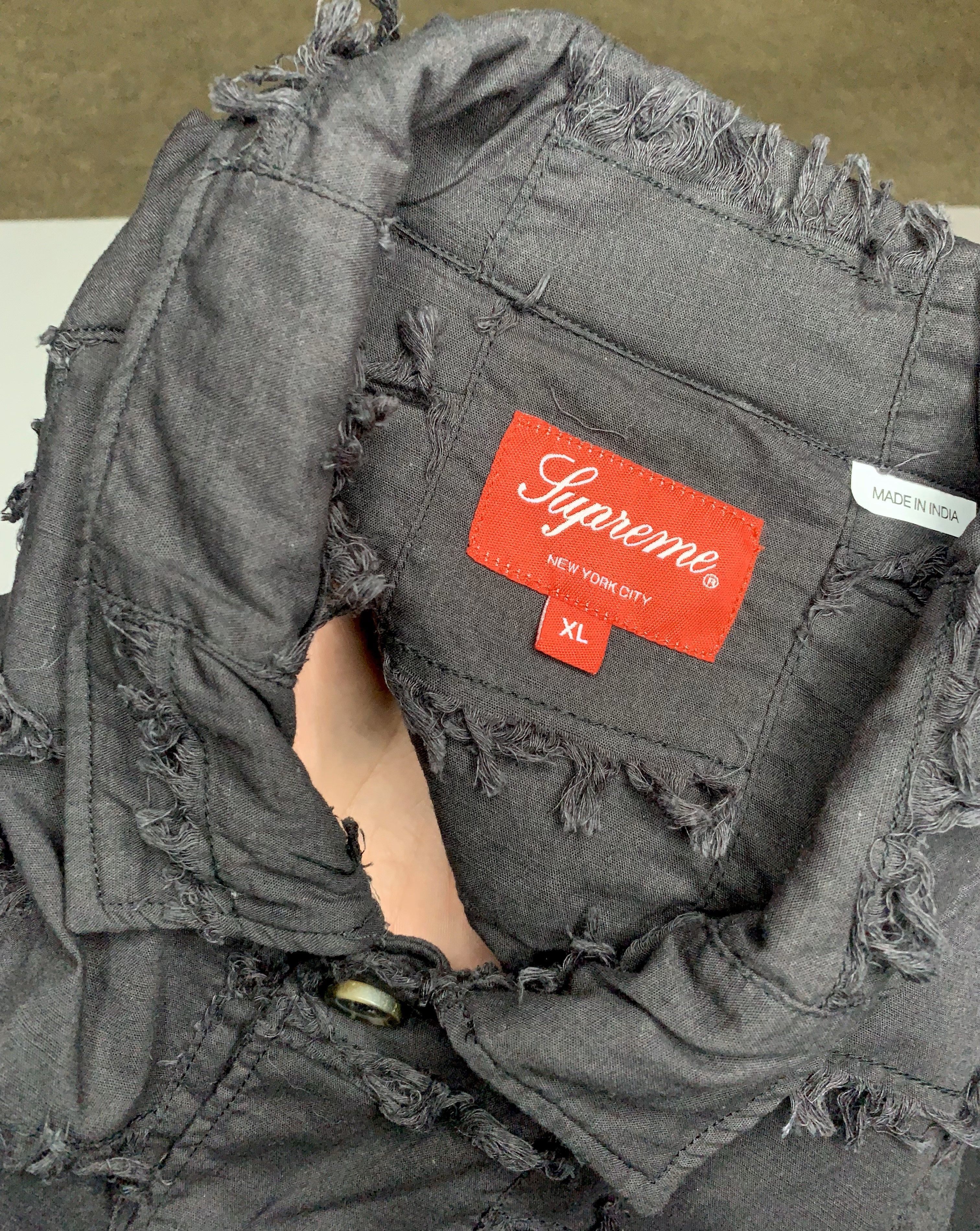 Supreme Supreme S/S23 patchwork Shirt Black XL Size US XL / EU 56 / 4 - 6 Thumbnail