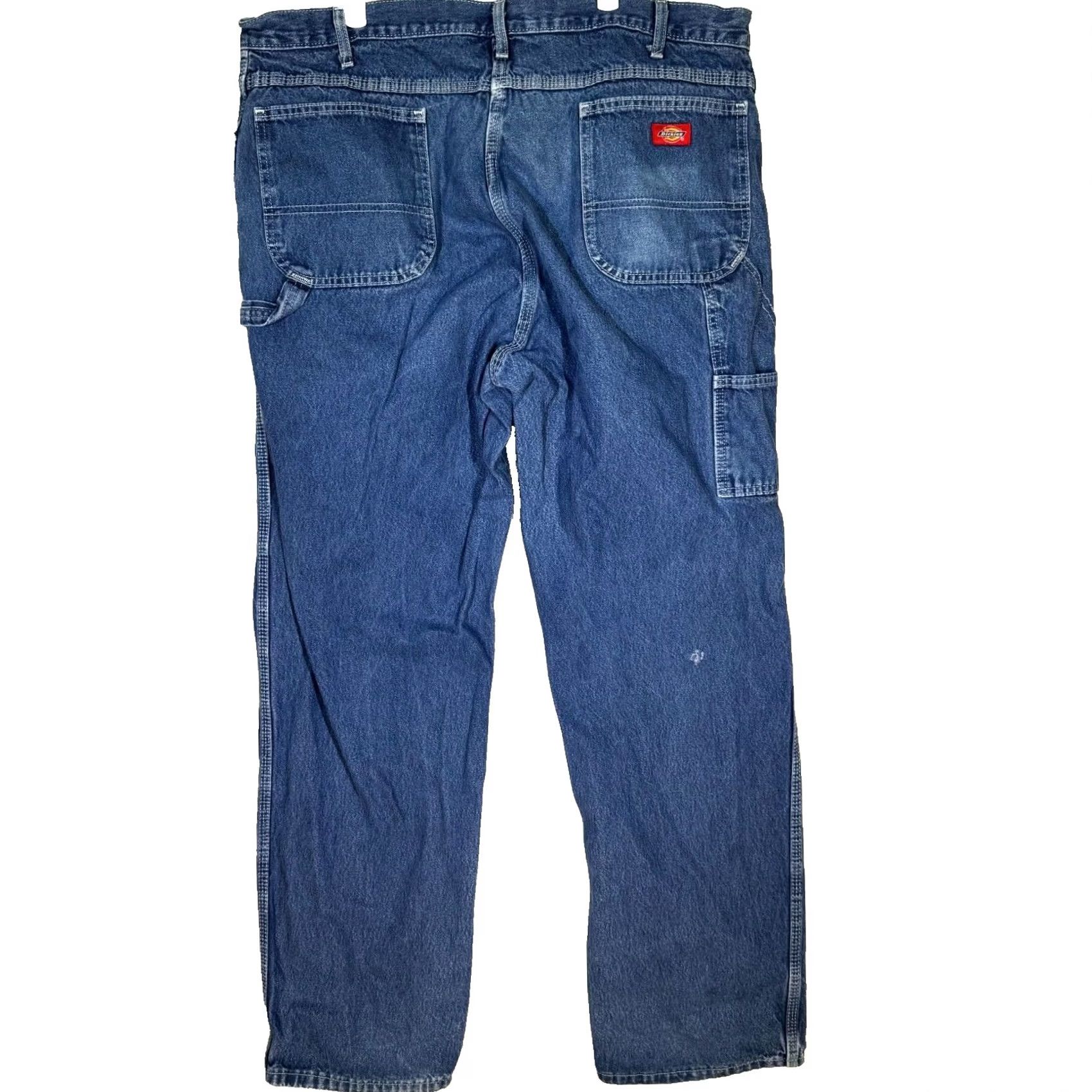 Dickies Dickies Carpenter Jeans Mens 42x34 Blue Denim Relaxed Fit Straight Leg Jeans Mens 42 x 34 Blue Denim Size US 42 / EU 58 - 2 Thumbnail