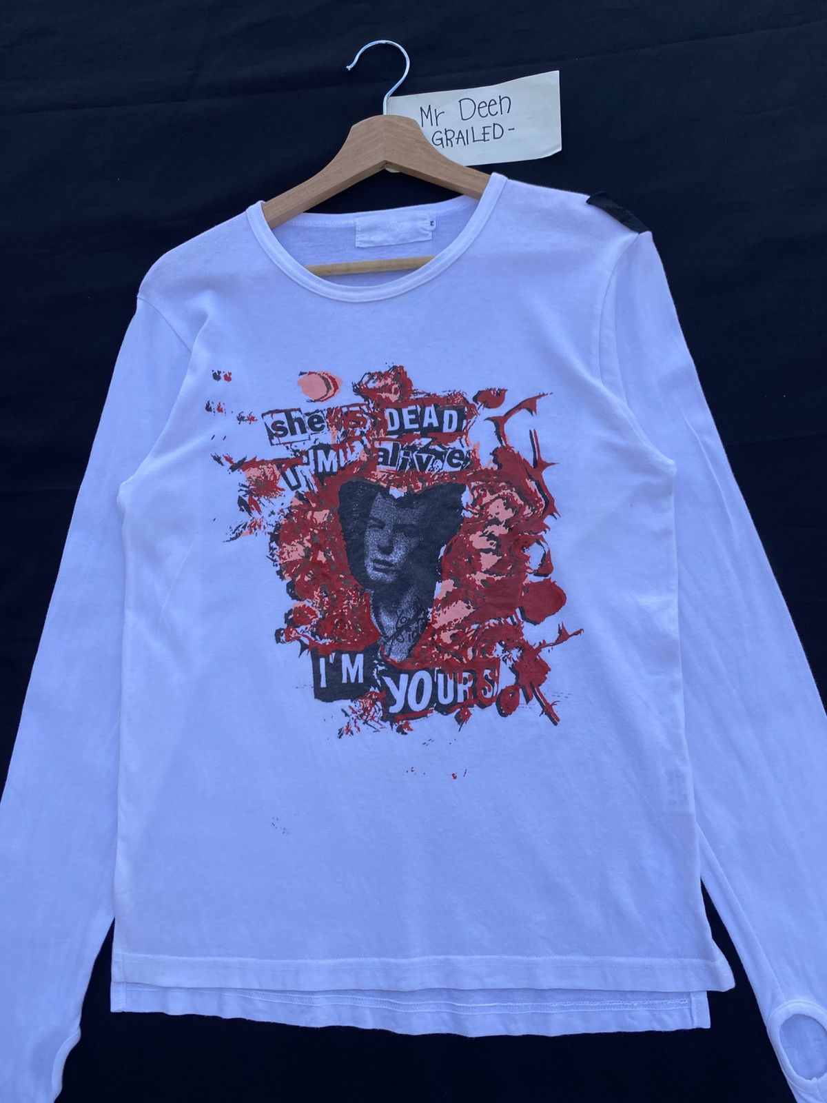 Japanese Brand Rare She’s Dead, I’m Alive, I’m Yours" Seditionaries T-shirt Size S / US 4 / IT 40 - 7 Thumbnail