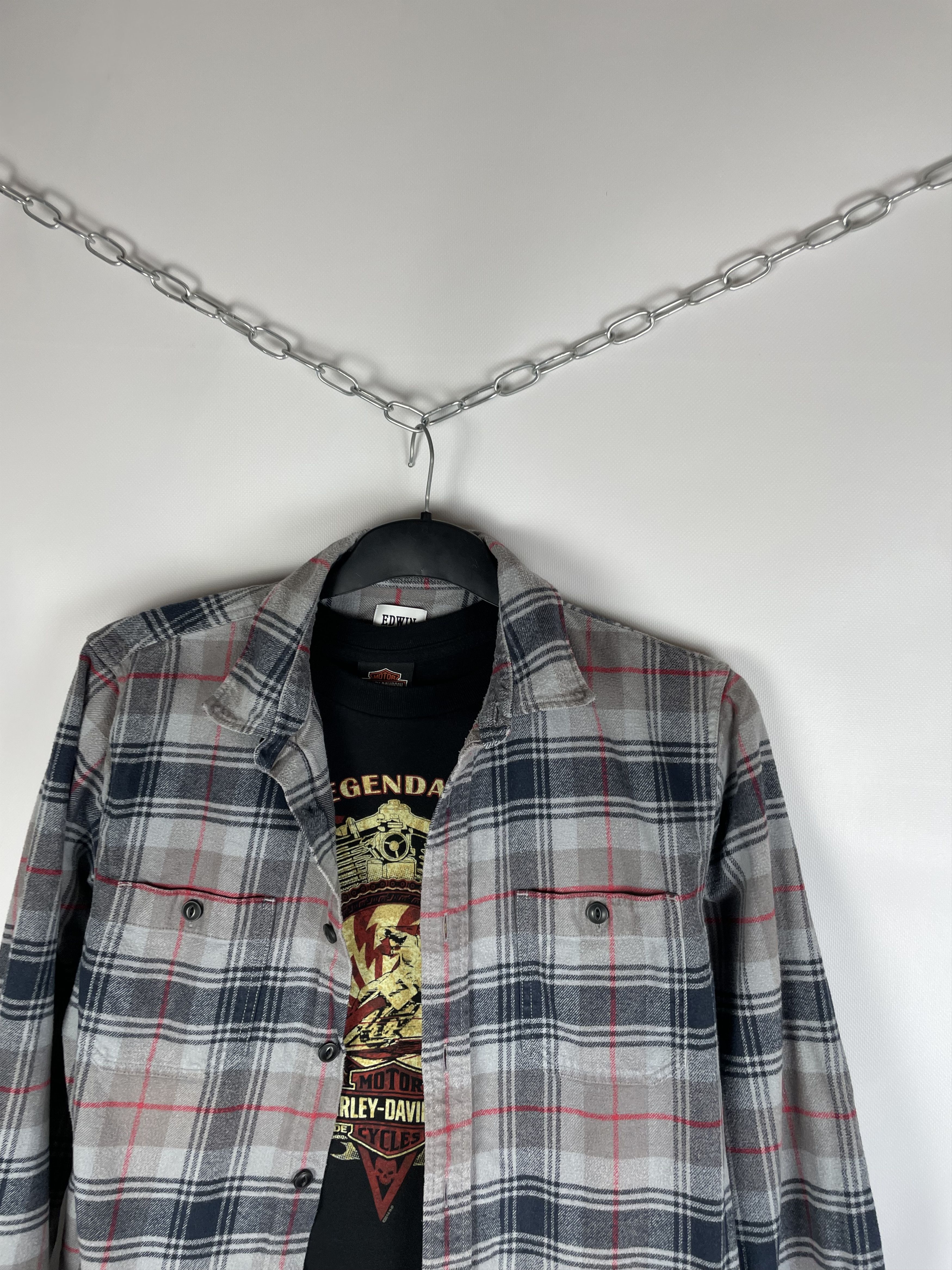 Edwin Flannel Vintage Mens Shirt Size US M / EU 48-50 / 2 - 3 Thumbnail