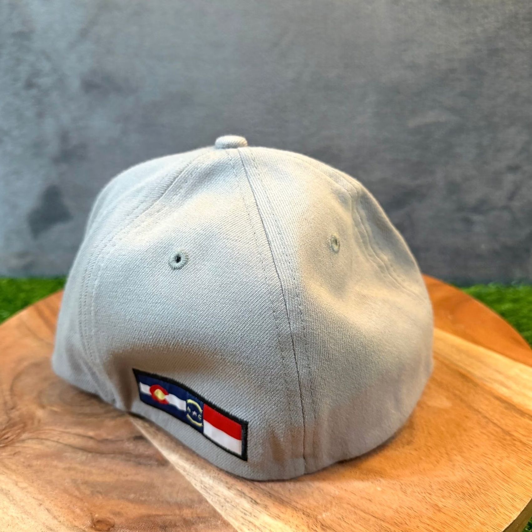 Vintage New Belgium Fat Tire Hat Mens Large XL Gray Black Flat Brim Fitted Cap Size ONE SIZE - 4 Thumbnail