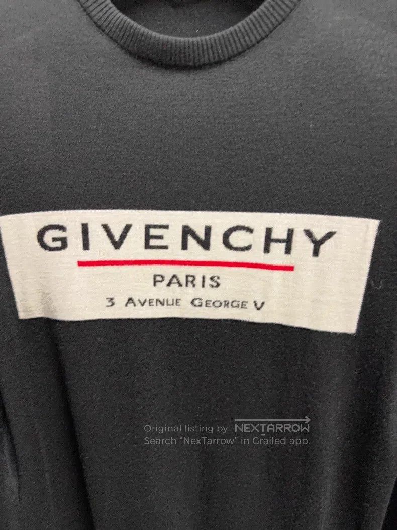 Givenchy Givenchy Alphabet Logo Embroidered Knit Sweater Size US L / EU 52-54 / 3 - 5 Thumbnail