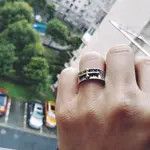 Other 925 Silver Plated Adjustable Cross Ring for Men Women Size ONE SIZE - 4 Thumbnail