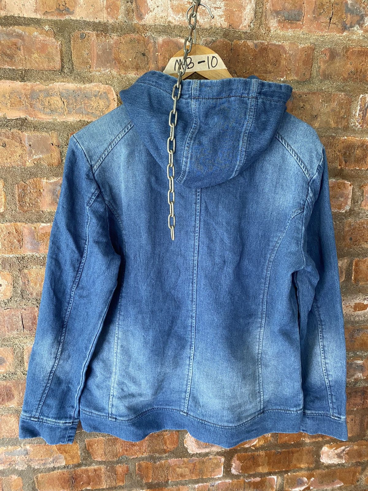 Issey Miyake 🔥Tete Homme Bono Denim Hoodie Size US M / EU 48-50 / 2 - 8 Thumbnail