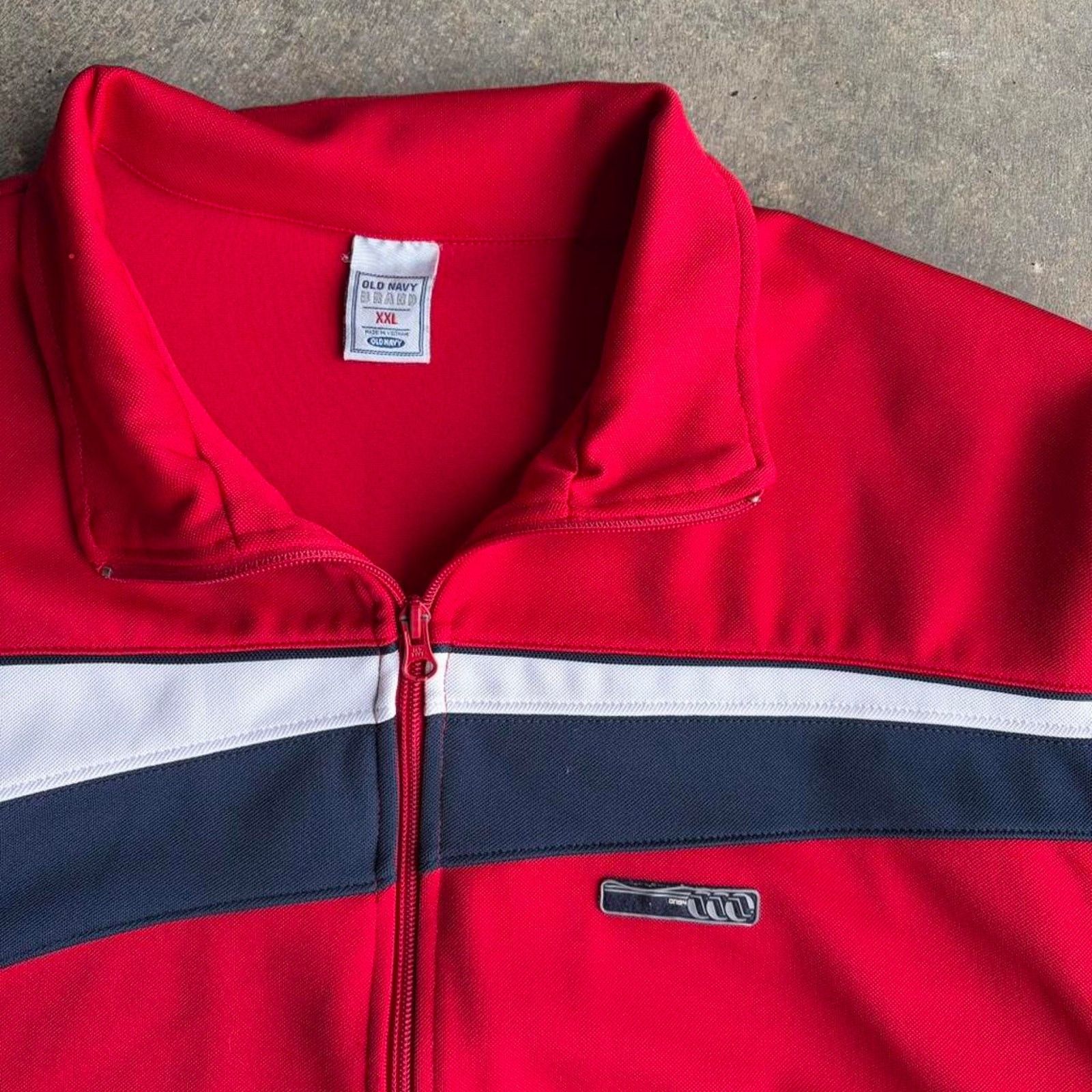 Old Navy 2000s y2k old navy track jacket Size US XL / EU 56 / 4 - 3 Thumbnail