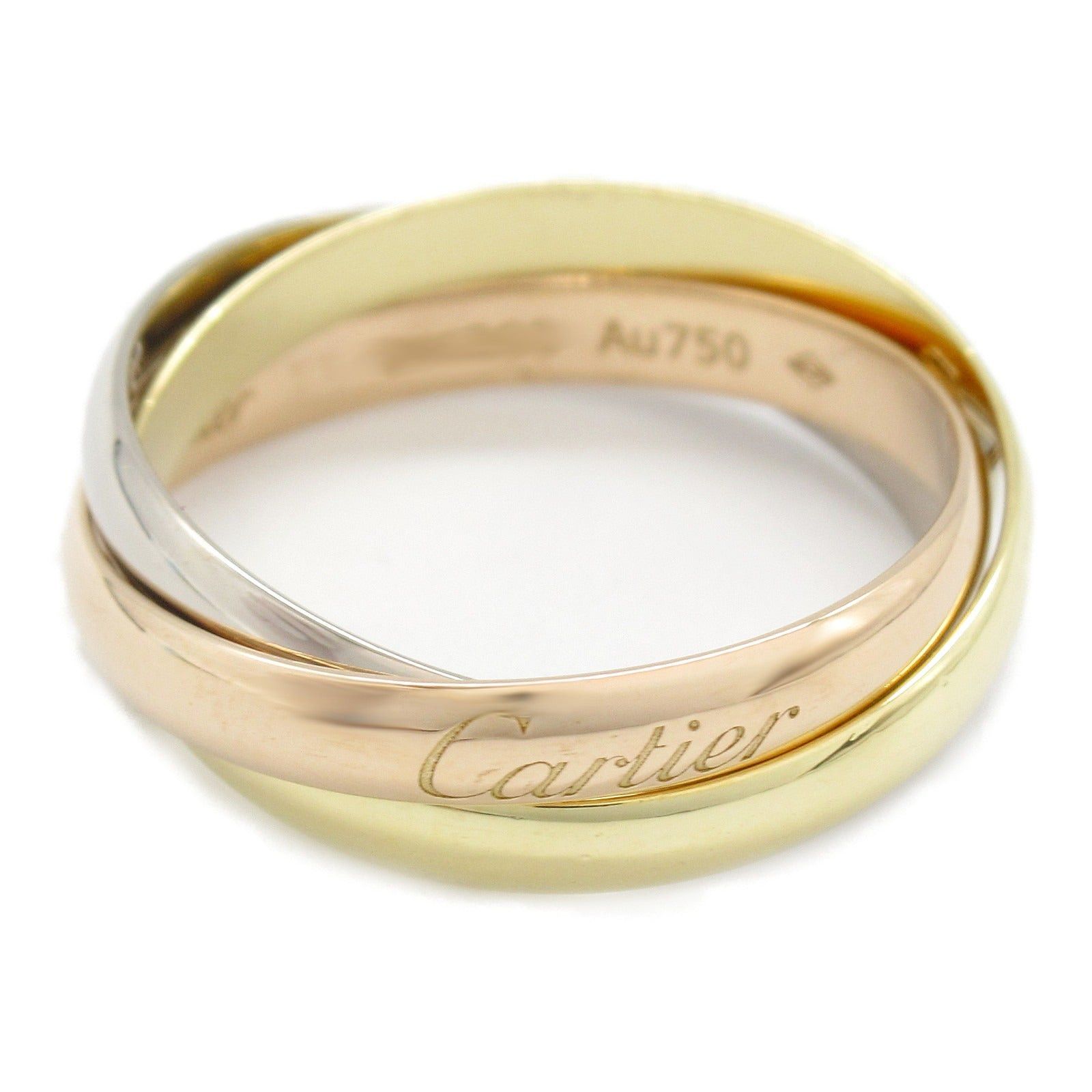Cartier Cartier Trinity Ring K18 (Yellow Gold) K18Wg (White (Pink Gold Size ONE SIZE - 1 Thumbnail