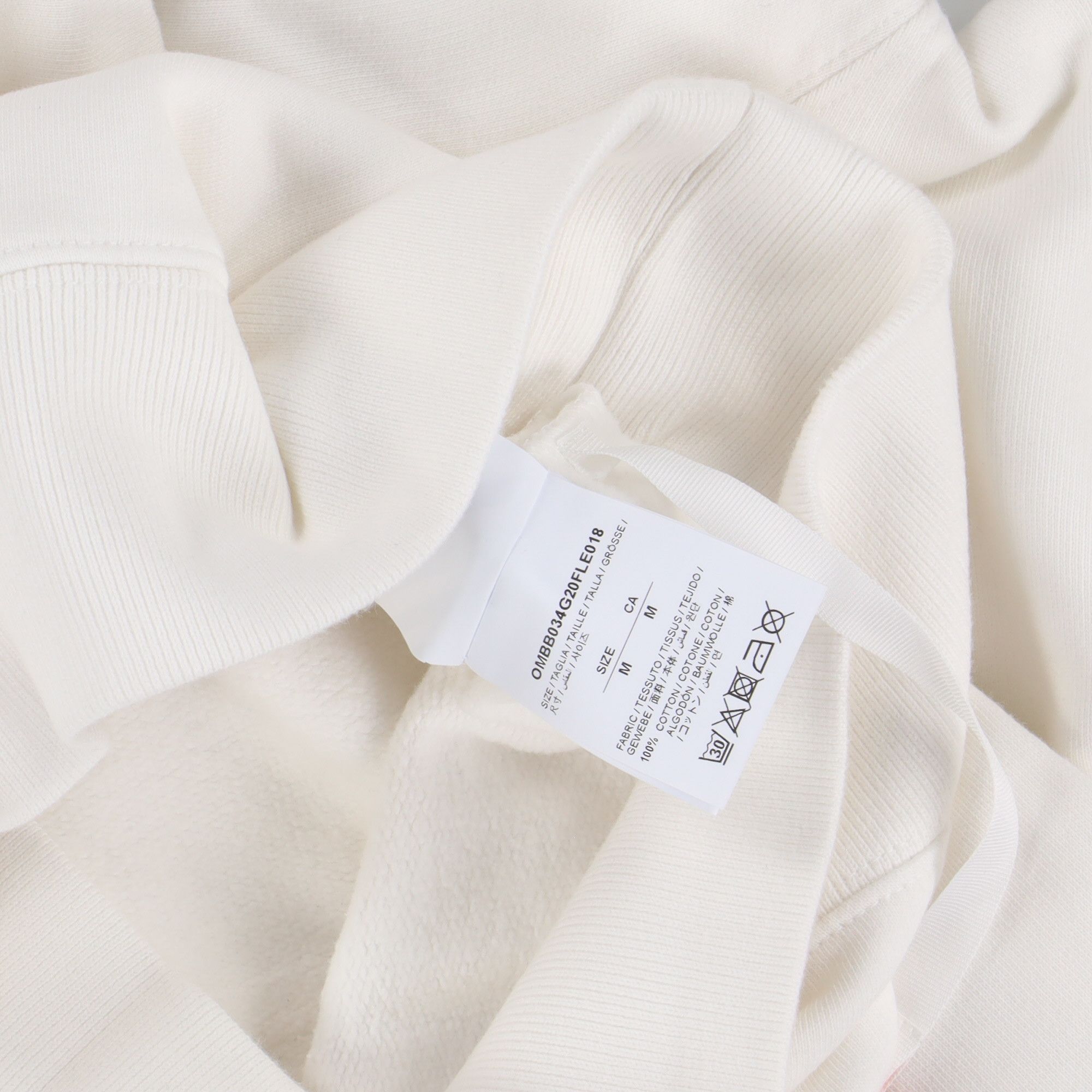Off-White White Tape Arrows Logo Hoodie Size US M / EU 48-50 / 2 - 8 Thumbnail