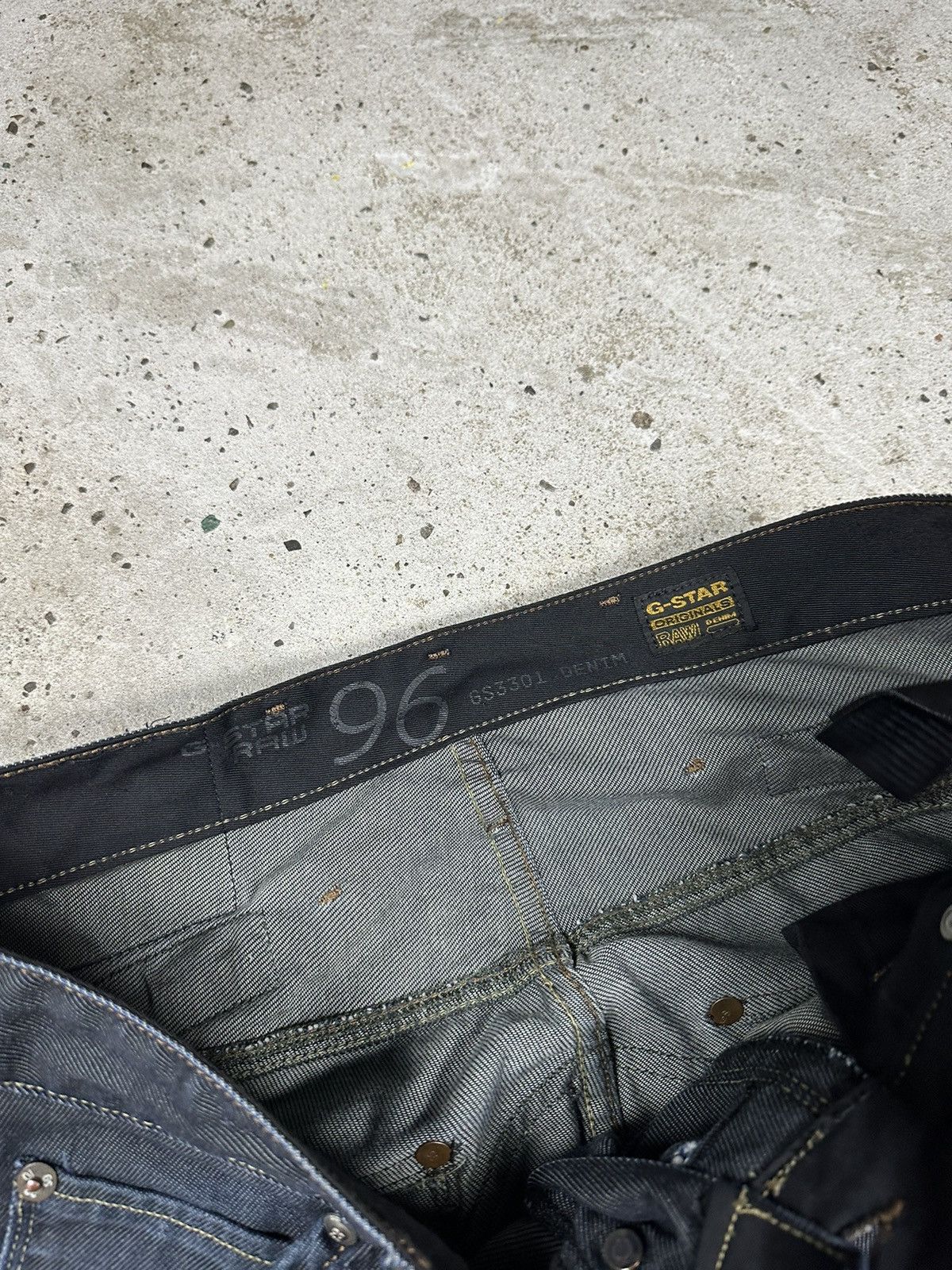 G-Star × Vintage Vintage Y2K G Star Elwood Heritage Embro Tapered 96 Size US 32 / EU 48 - 11 Thumbnail