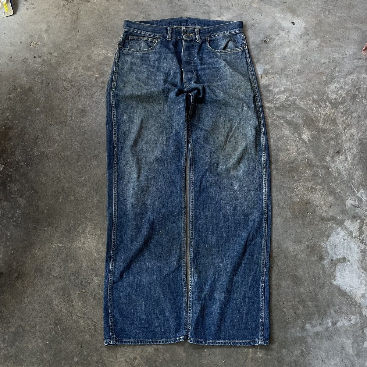 Image of Vintage Weirdo Jeans By Glad Hand in Blue Jean, Men's (Size 34)