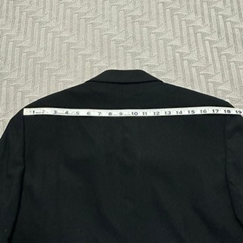 Fendi Fendi black texured 3 button wool blazer size 40L Size 40L - 11 Thumbnail