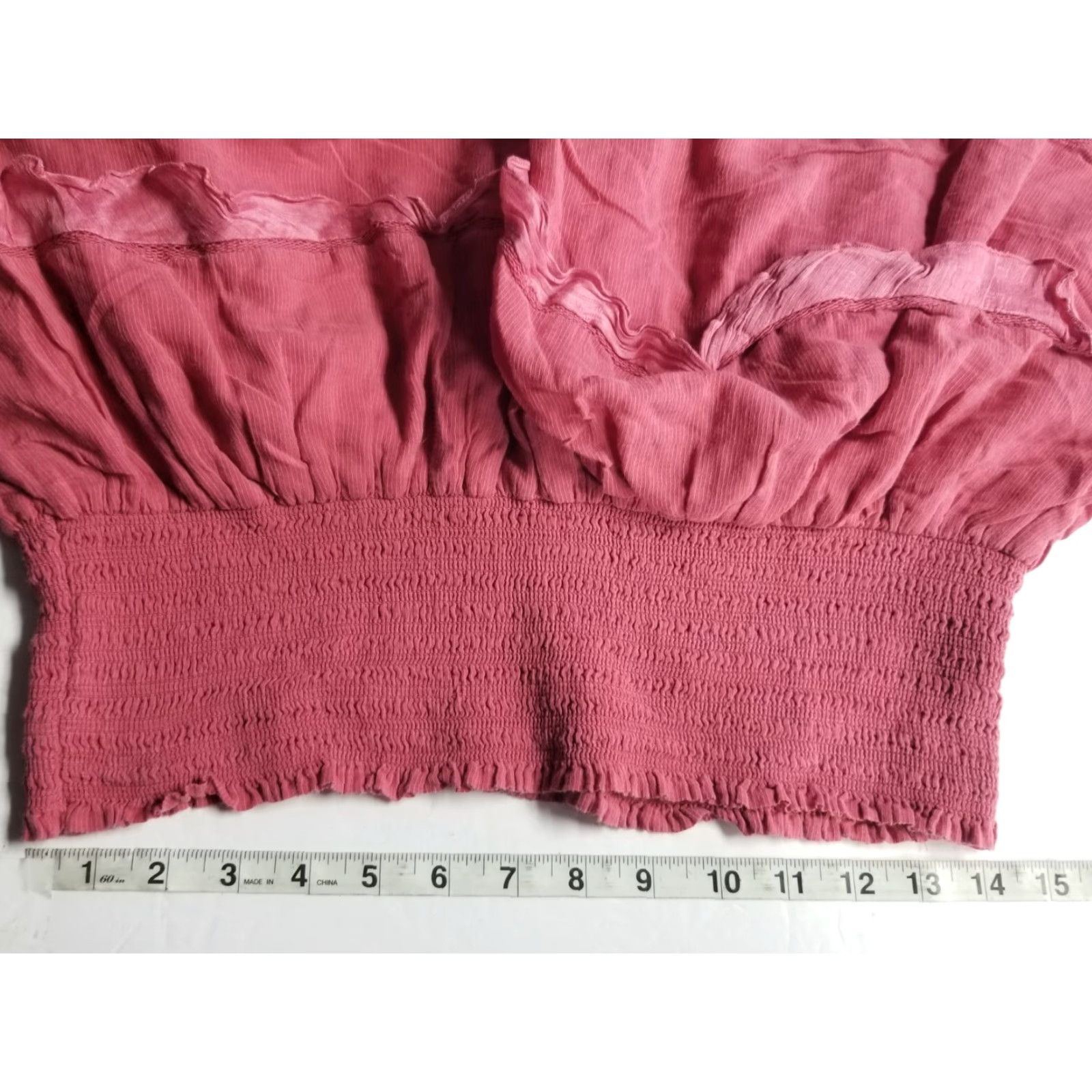 Isabel Marant Isabel Marant Etoile Skirt Mini Pink Cotton-Viscose Ruffle 40 US 10 Womens Size 32" / US 10 / IT 46 - 3 Thumbnail