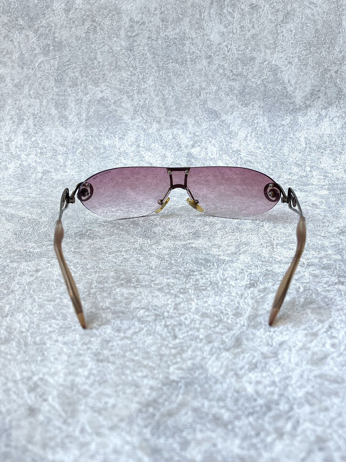 Dior 90s Archive Christian Dior Pink Shield Sunglasses Y2K Size ONE SIZE - 5 Thumbnail