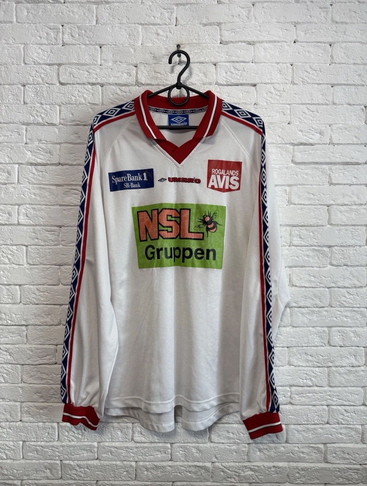 Umbro Umbro Jersey Blockcore Vintage 90`s Longsleeve Sapro 22 SzXL Size US XL / EU 56 / 4 - 1 Thumbnail
