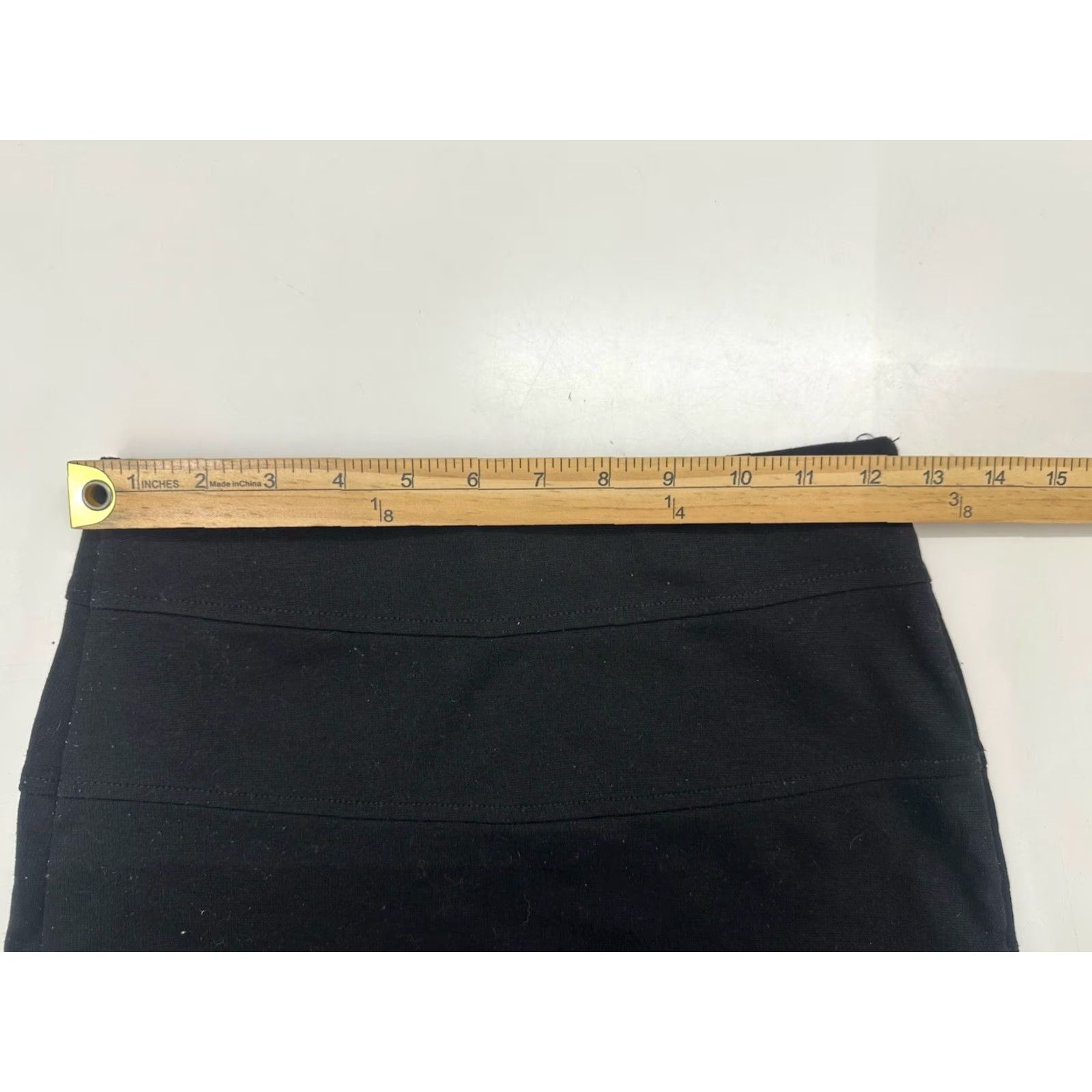 Vintage Basic House Skirt Womens Small Black Elastic Waist Pull On Mini Short Workwear Casual Size 28" / US 6 / IT 42 - 6 Thumbnail