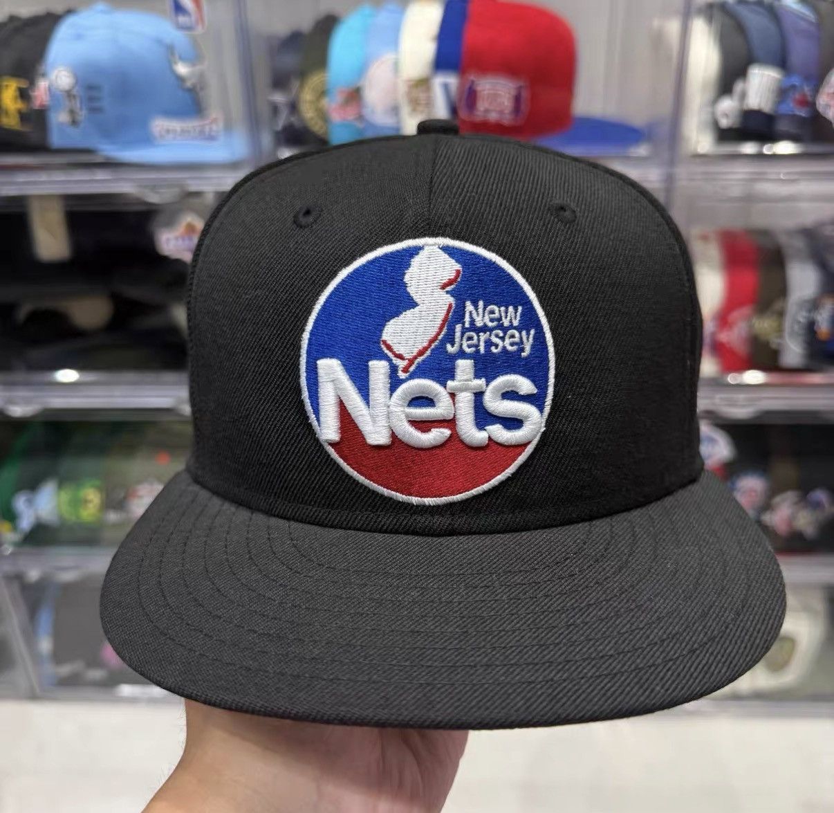 New Era New Era NBA New Jersey Nets Flat Brim Baseball Cap J32 Size ONE SIZE - 1 Thumbnail